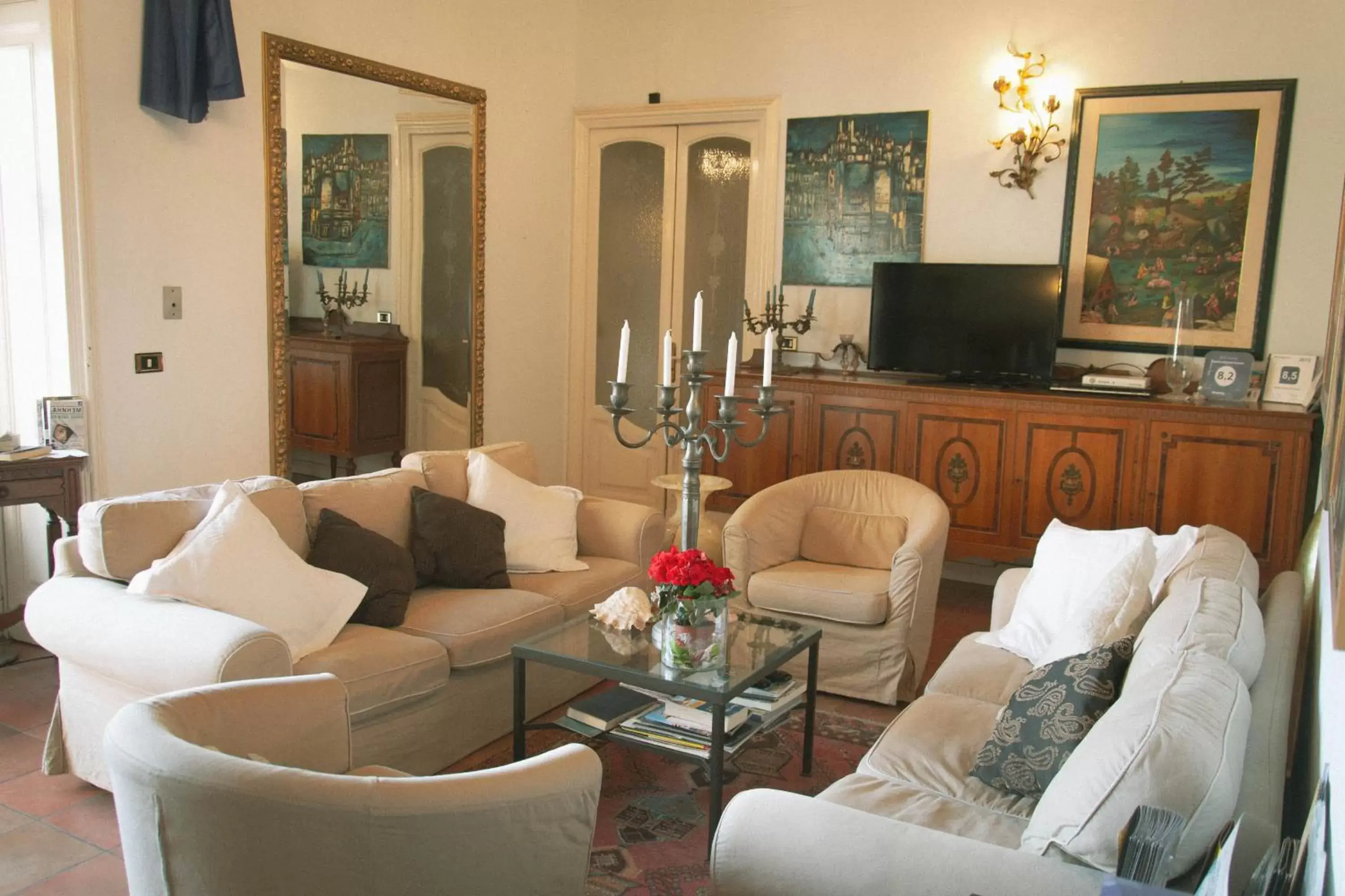 Living room, Seating Area in Antica Dimora Caruso