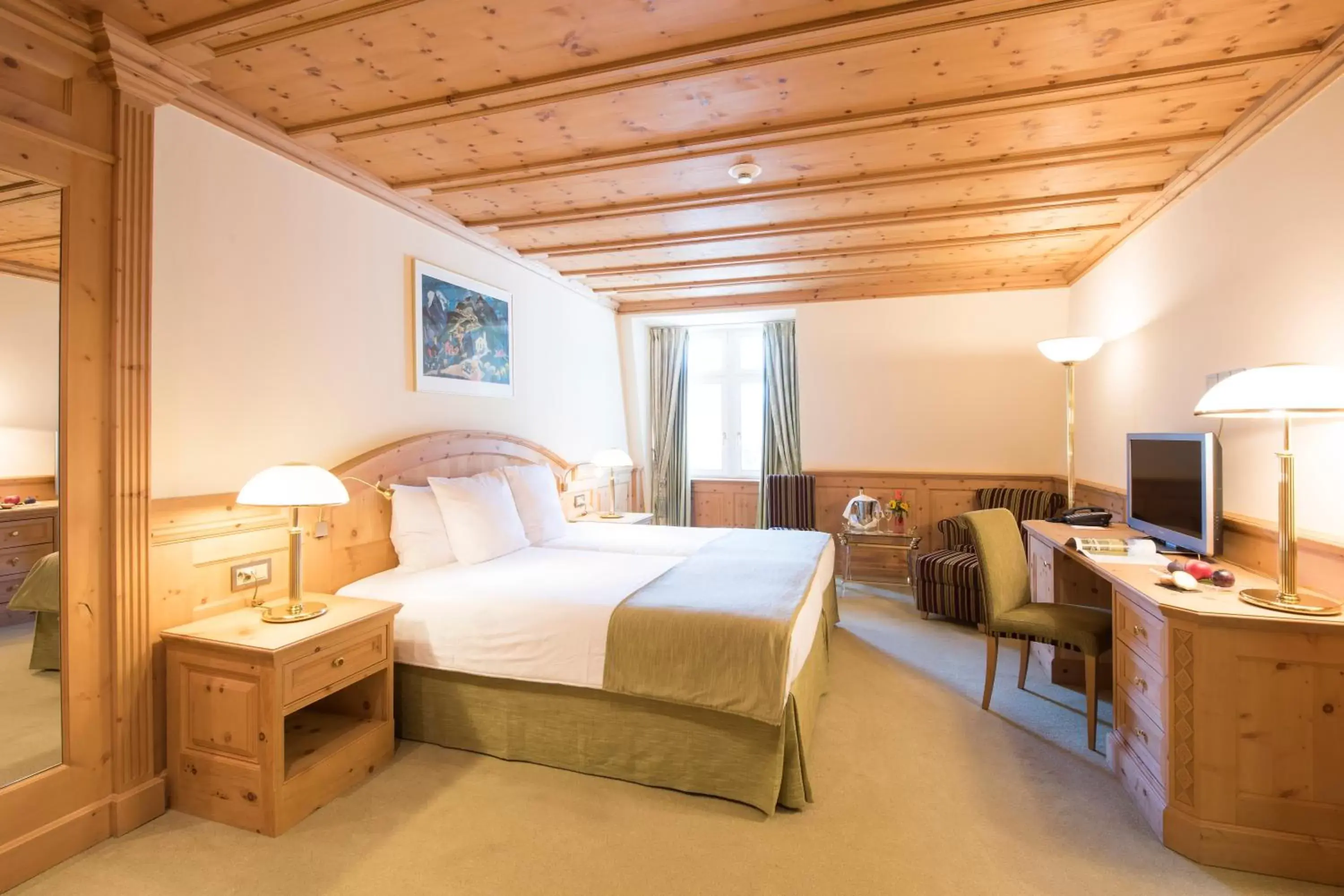 Bedroom, Bed in Precise Tale Seehof Davos