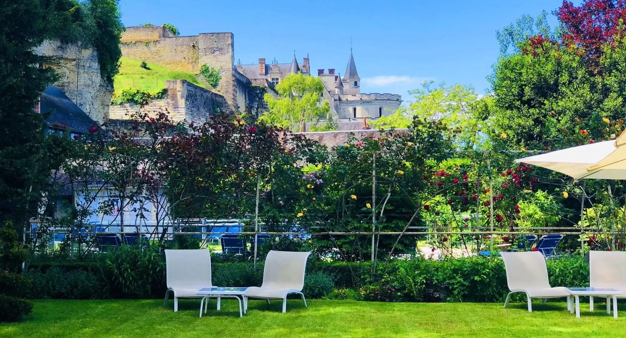 Garden in Hôtel Le Choiseul