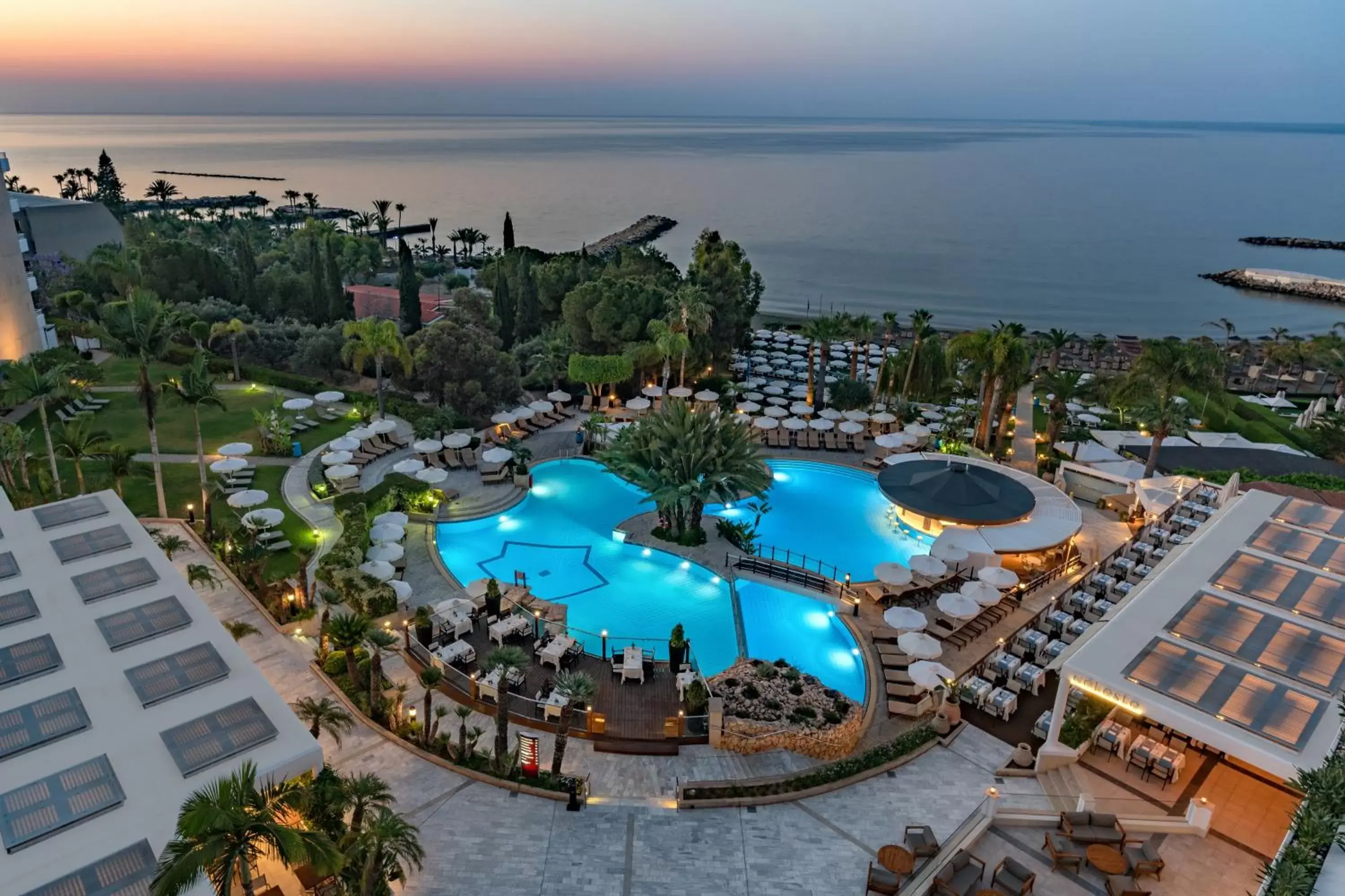 Property building, Pool View in Mediterranean Beach Hotel