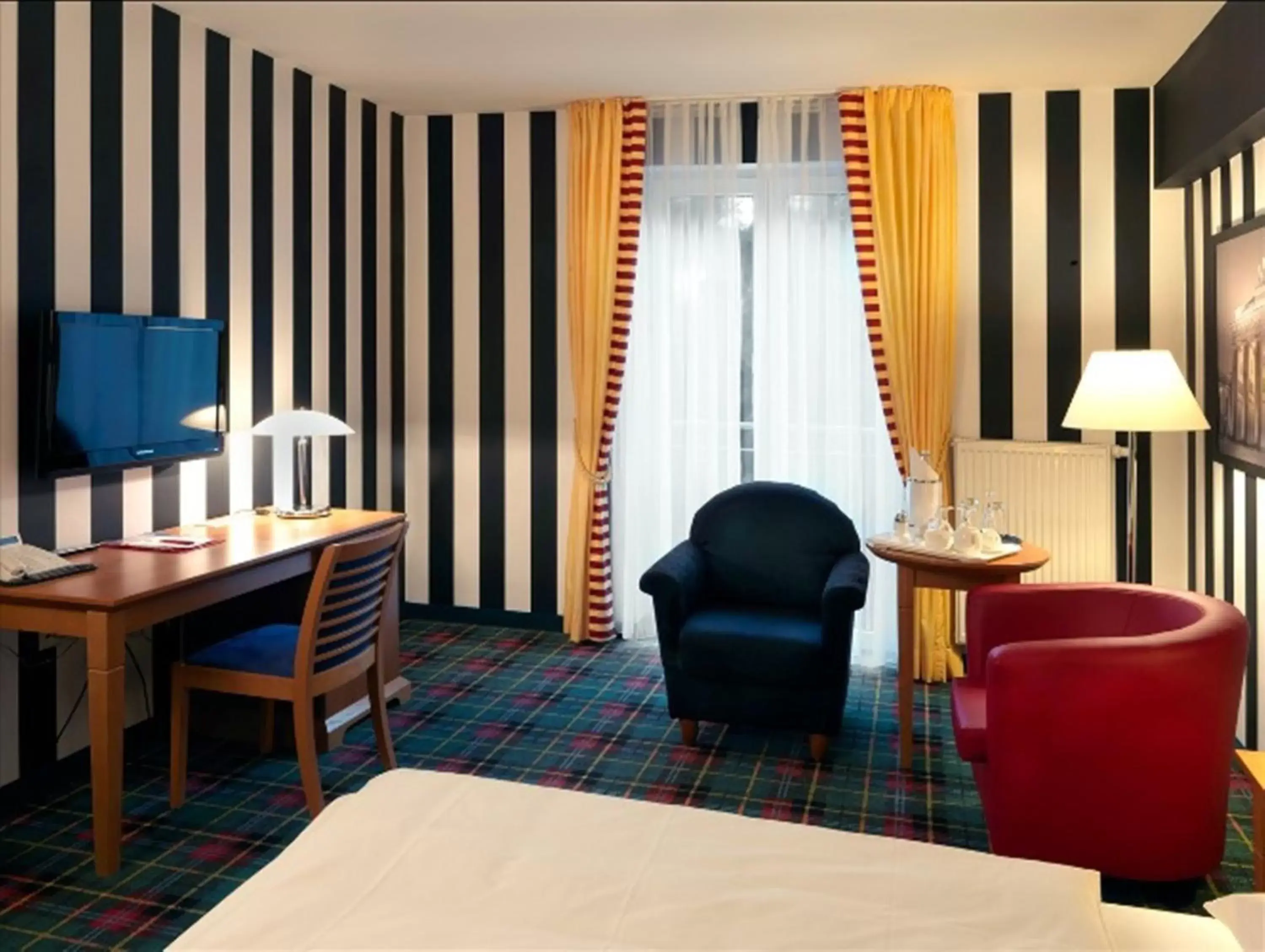 Bedroom, Seating Area in Grünau Hotel