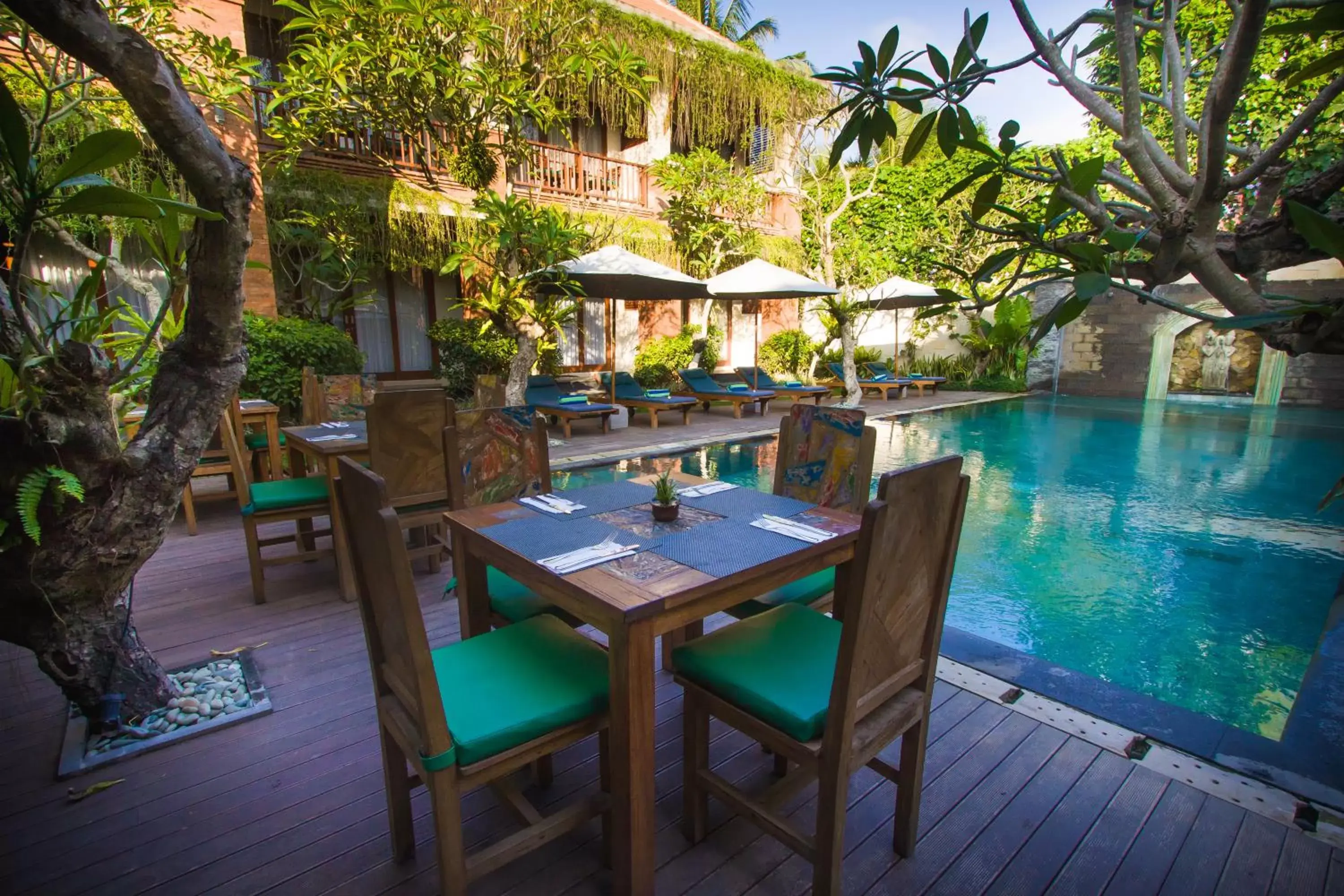 Restaurant/places to eat, Swimming Pool in Awatara Boutique Resort Ubud