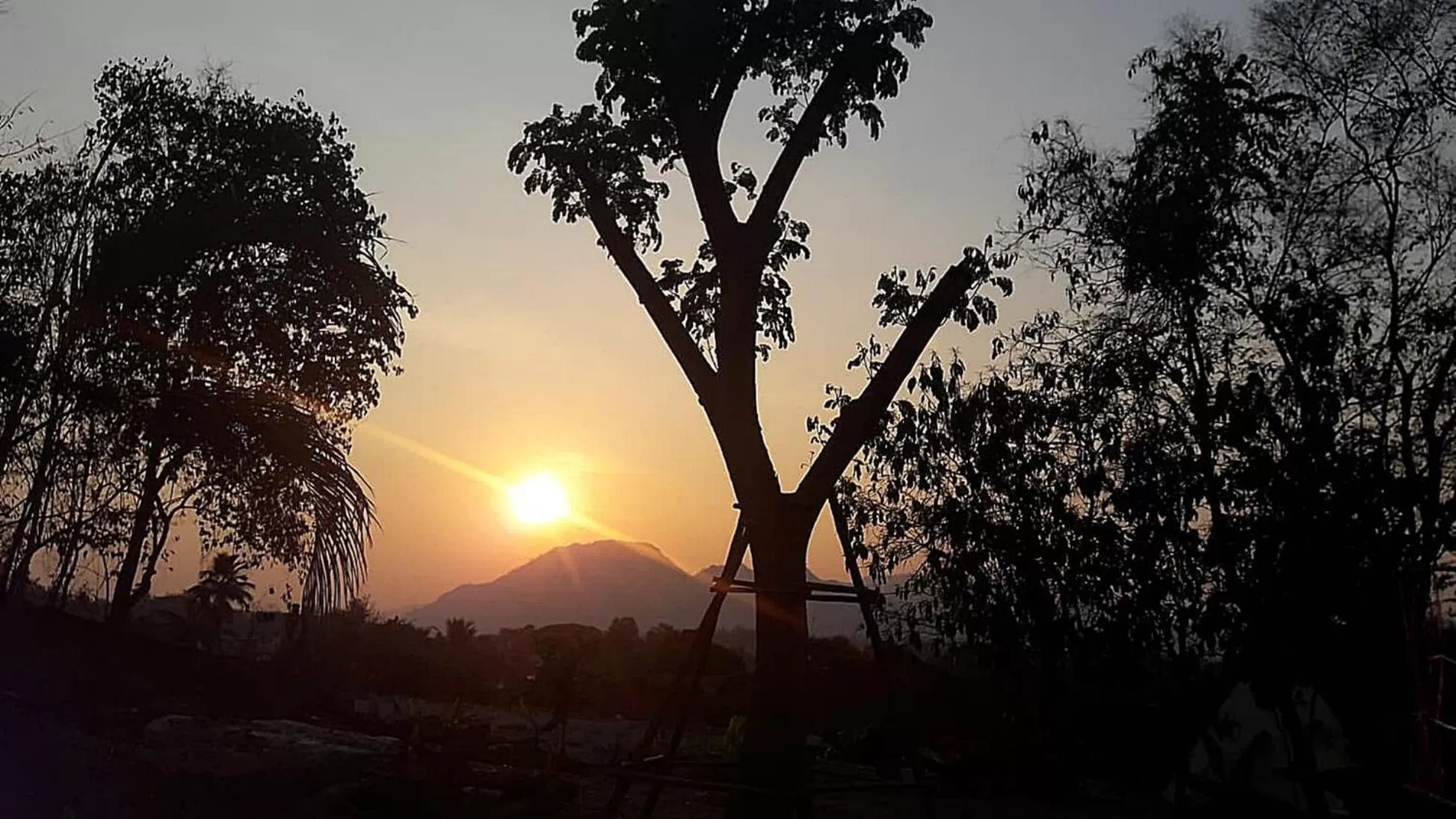 Sunset in Homestay Chiangrai