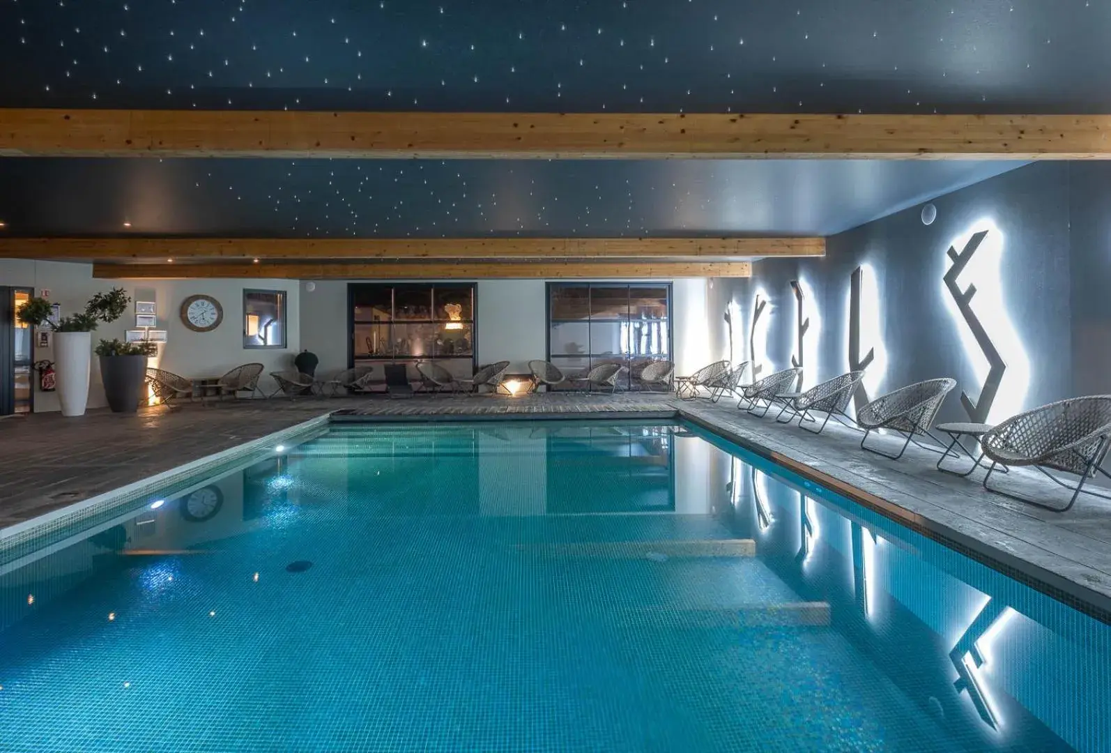 Pool view, Swimming Pool in LE M HOTEL & SPA HONFLEUR