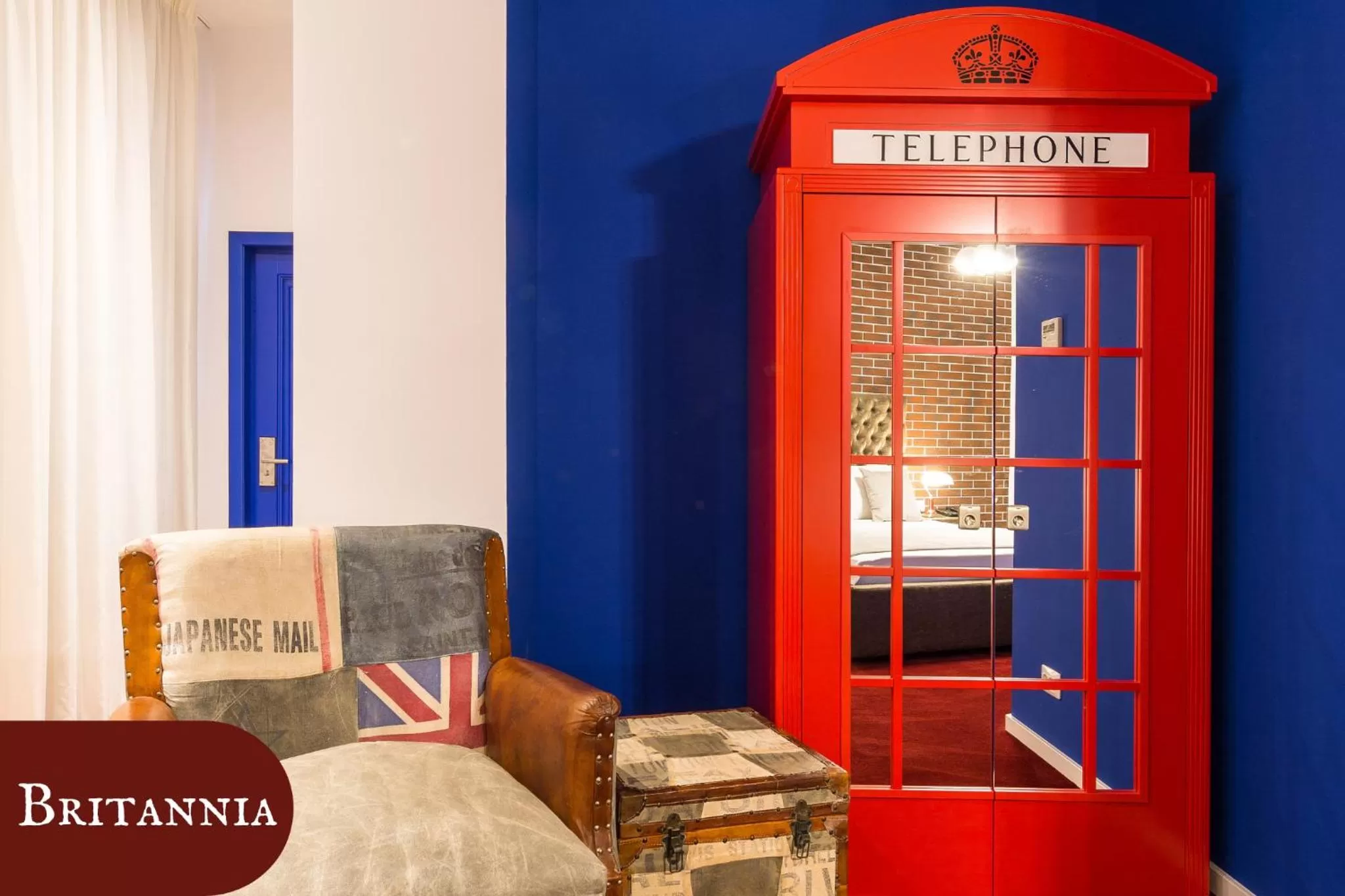 Seating area in The Mansion Boutique Hotel