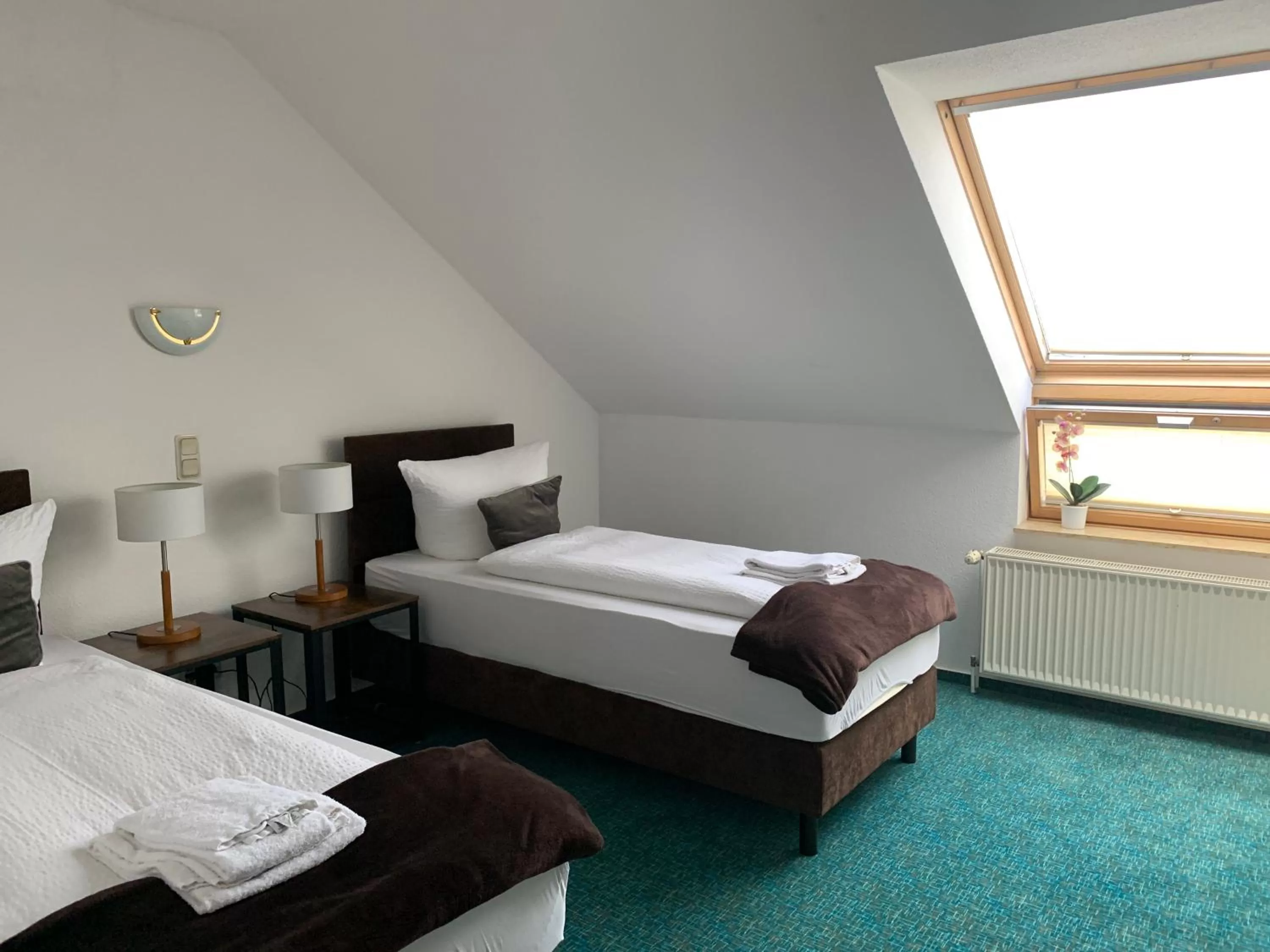 Bedroom, Bed in Hotel Rosengarten