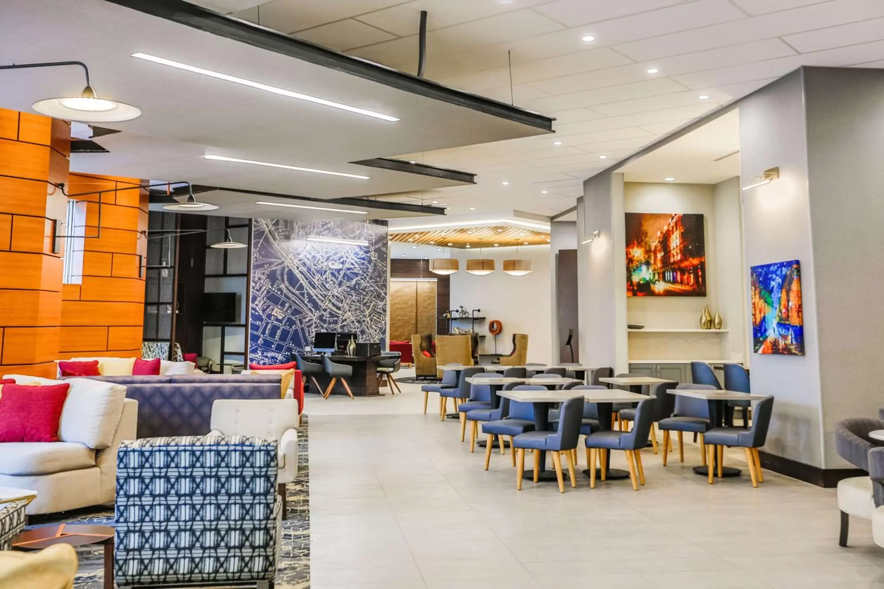 Lobby or reception in Hyatt Place Greenville Downtown