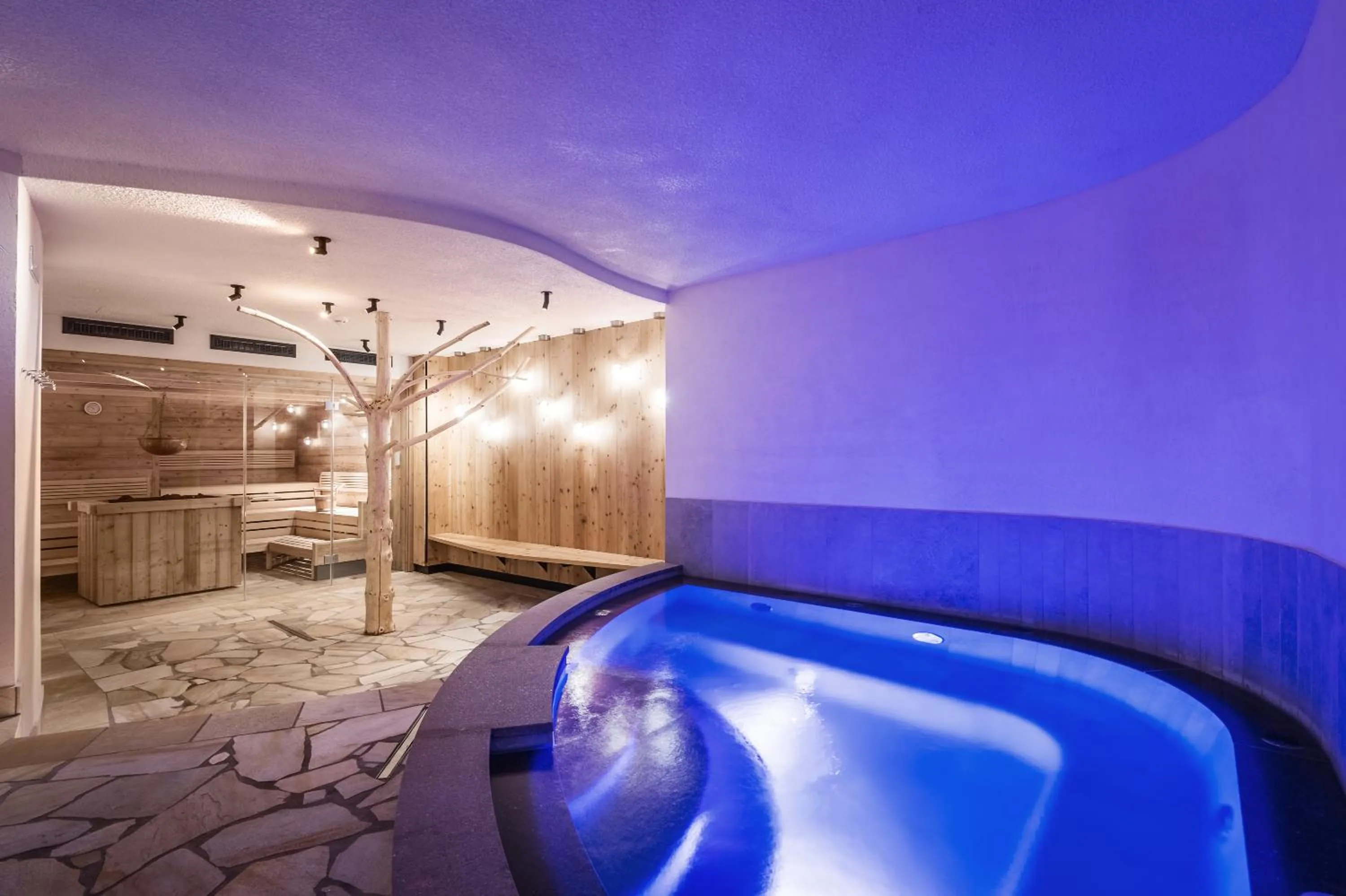 Sauna in Kolfuschgerhof Mountain Resort