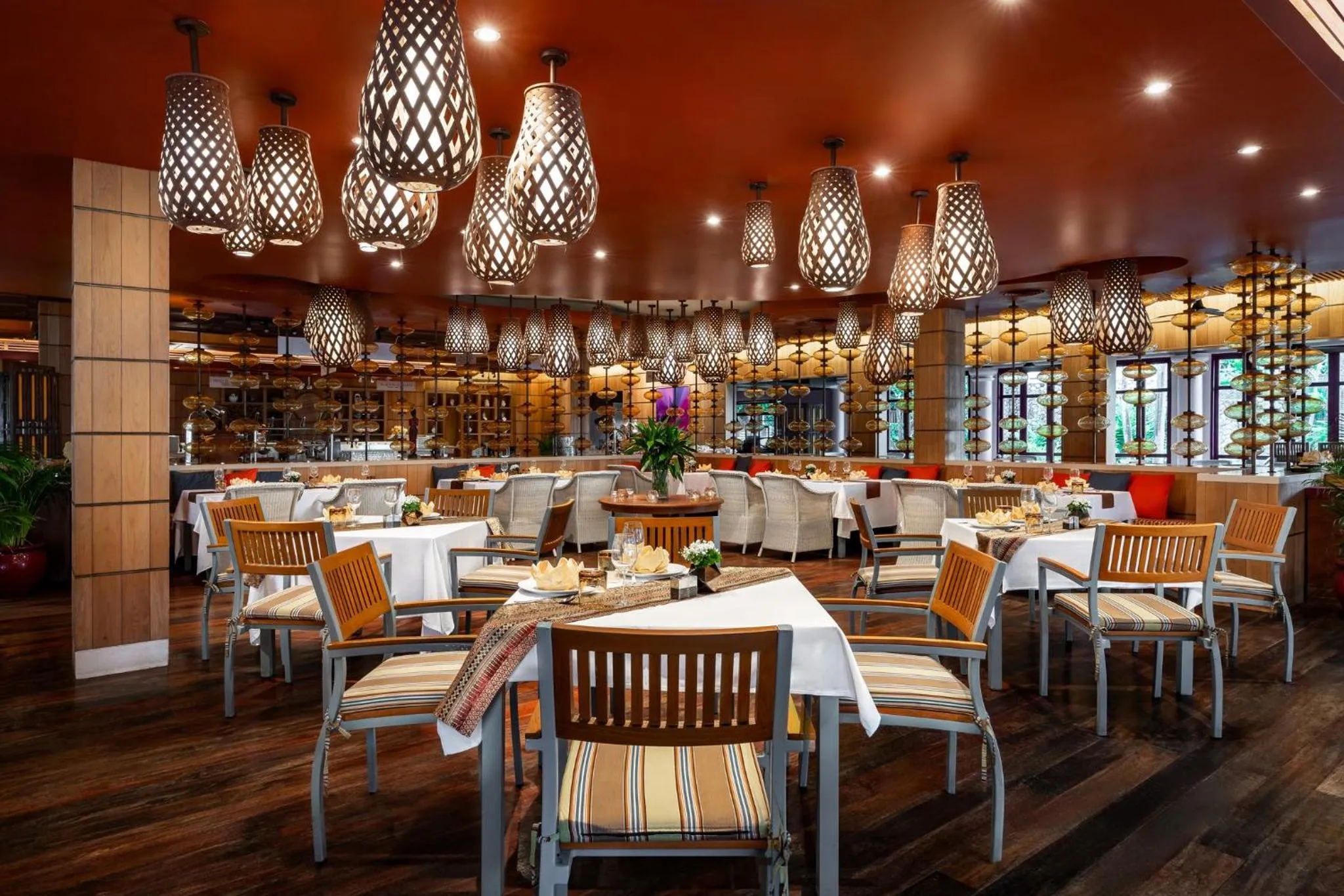 Dining area in Centara Grand Beach Resort Phuket