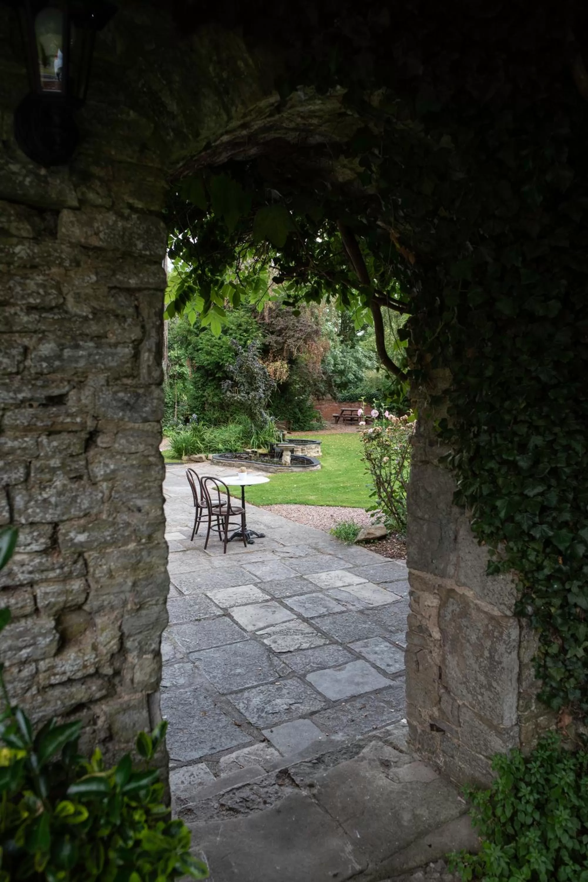 Garden view in Karma Salford Hall Hotel