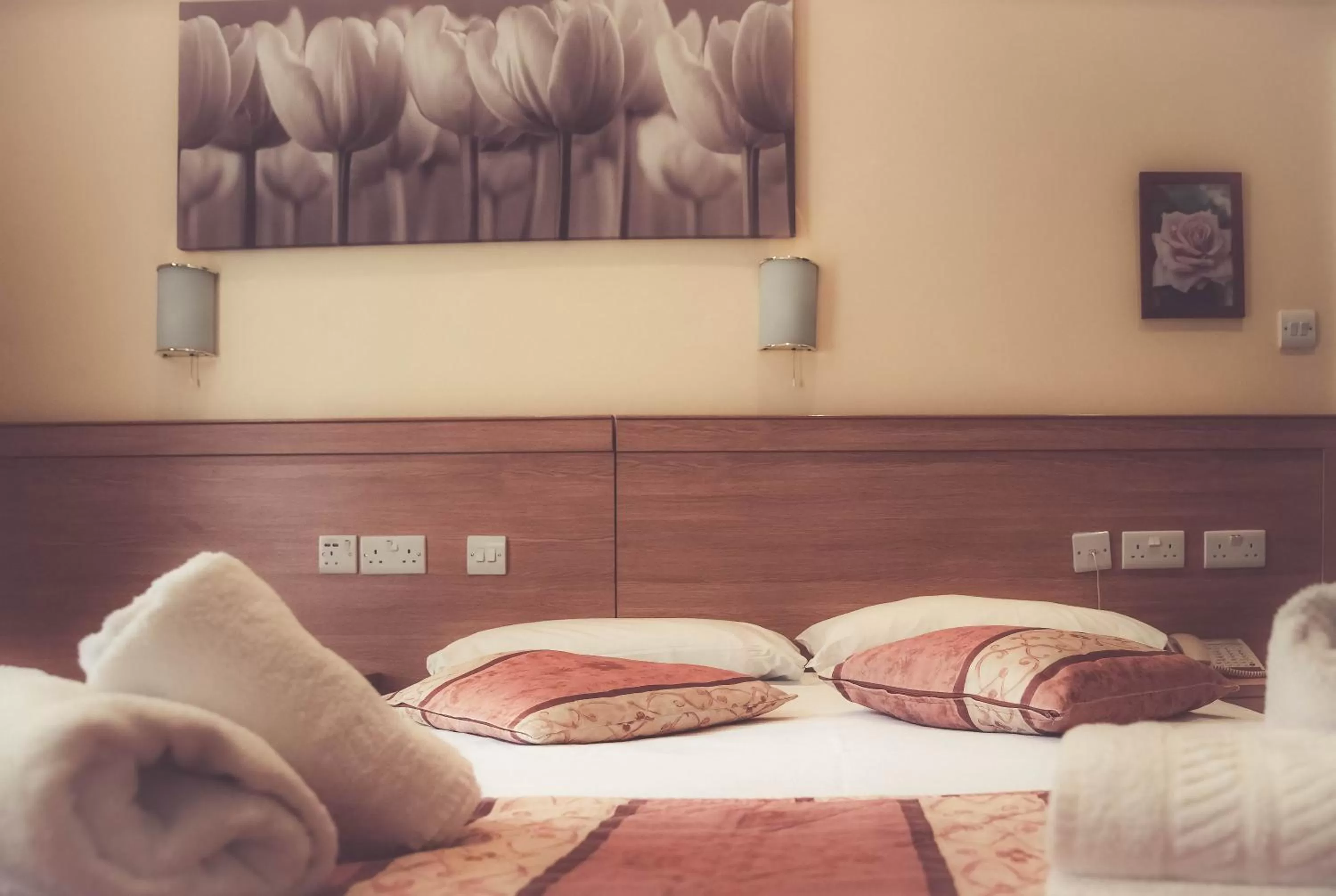 Bed in Shakespeare Hotel