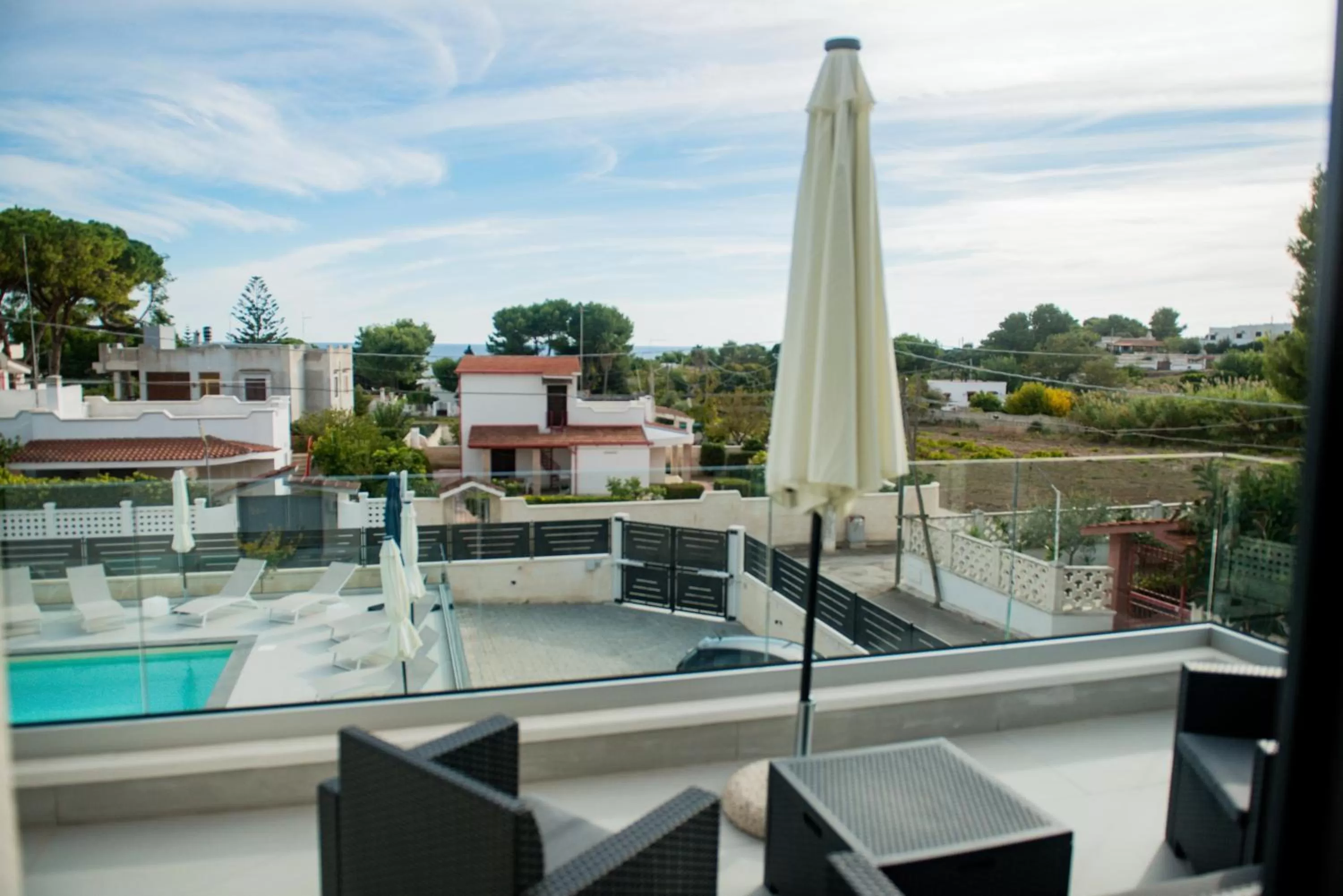 Balcony/Terrace, Pool View in Divina Perla