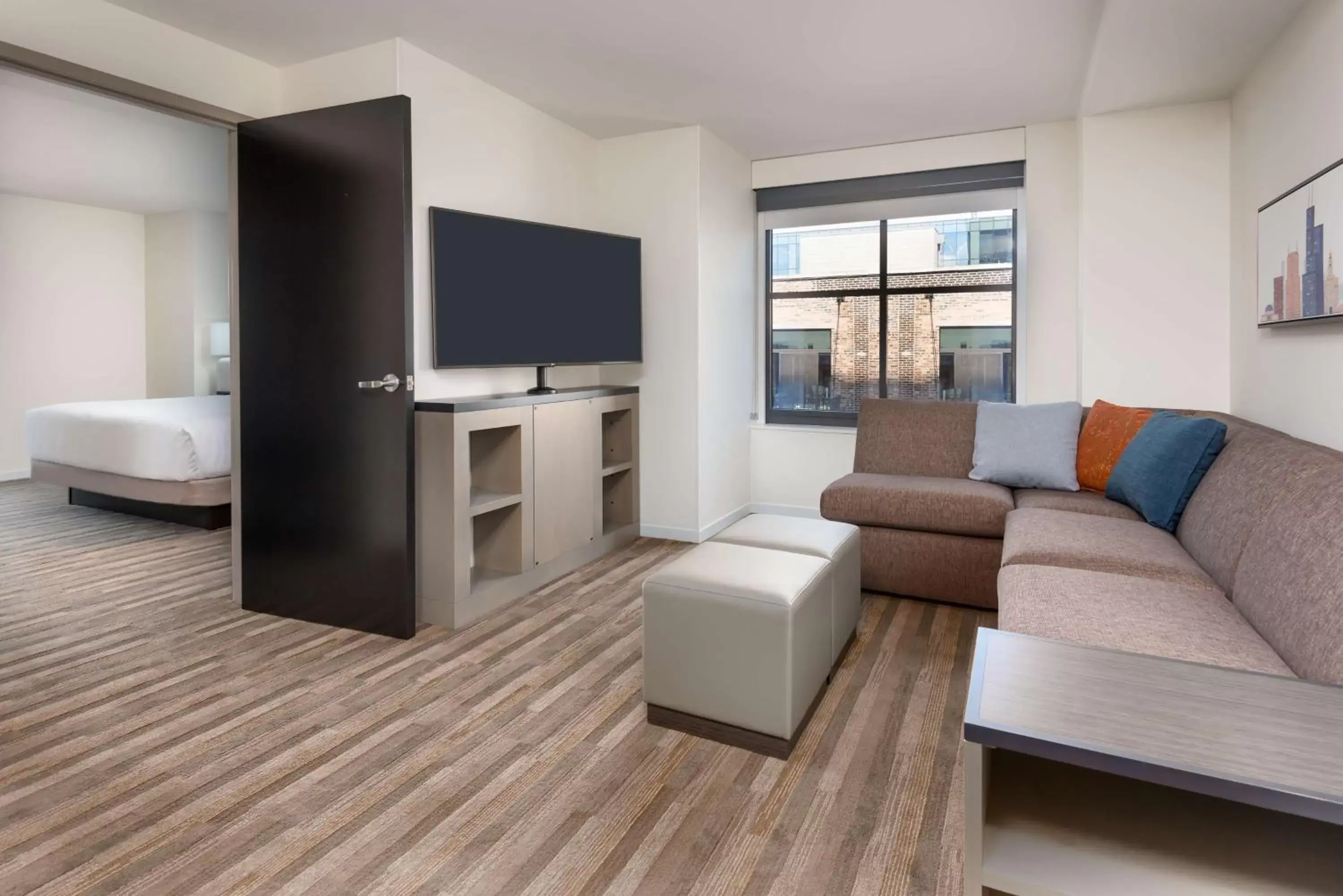 Photo of the whole room in Hyatt House Chicago West Loop-Fulton Market Photo of the whole room in Hyatt House Chicago West Loop-Fulton Market