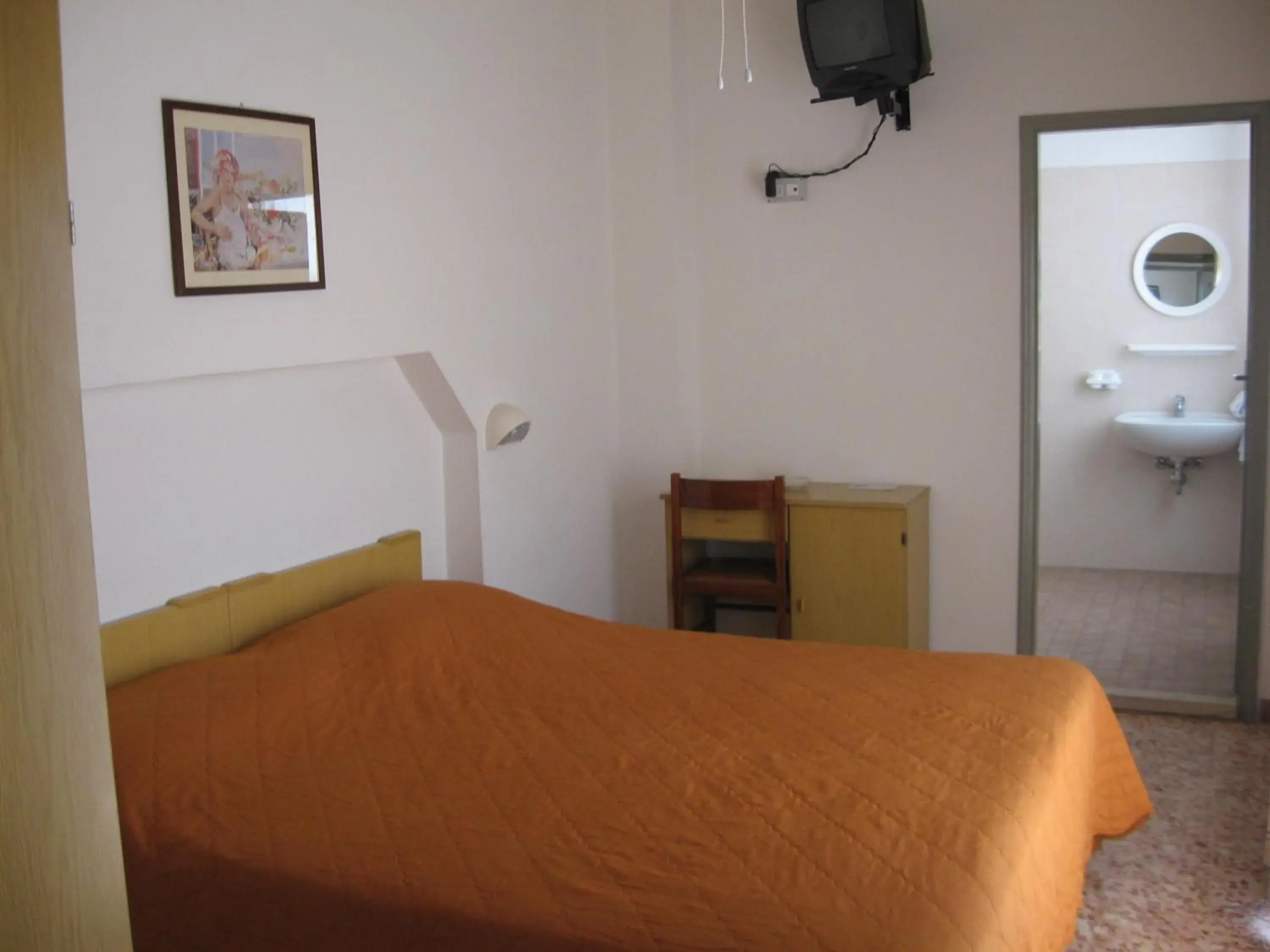 Bed in Hotel Eleonora