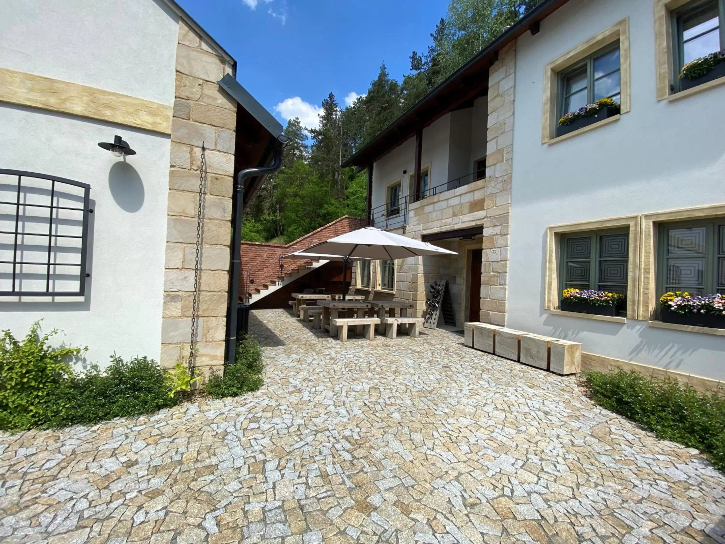 Patio in Penzion Stodola
