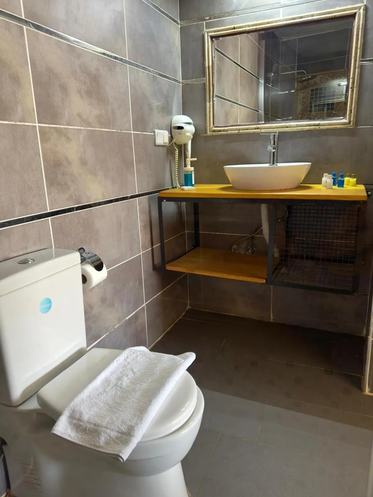 Toilet in Rebetika Hotel & bistro