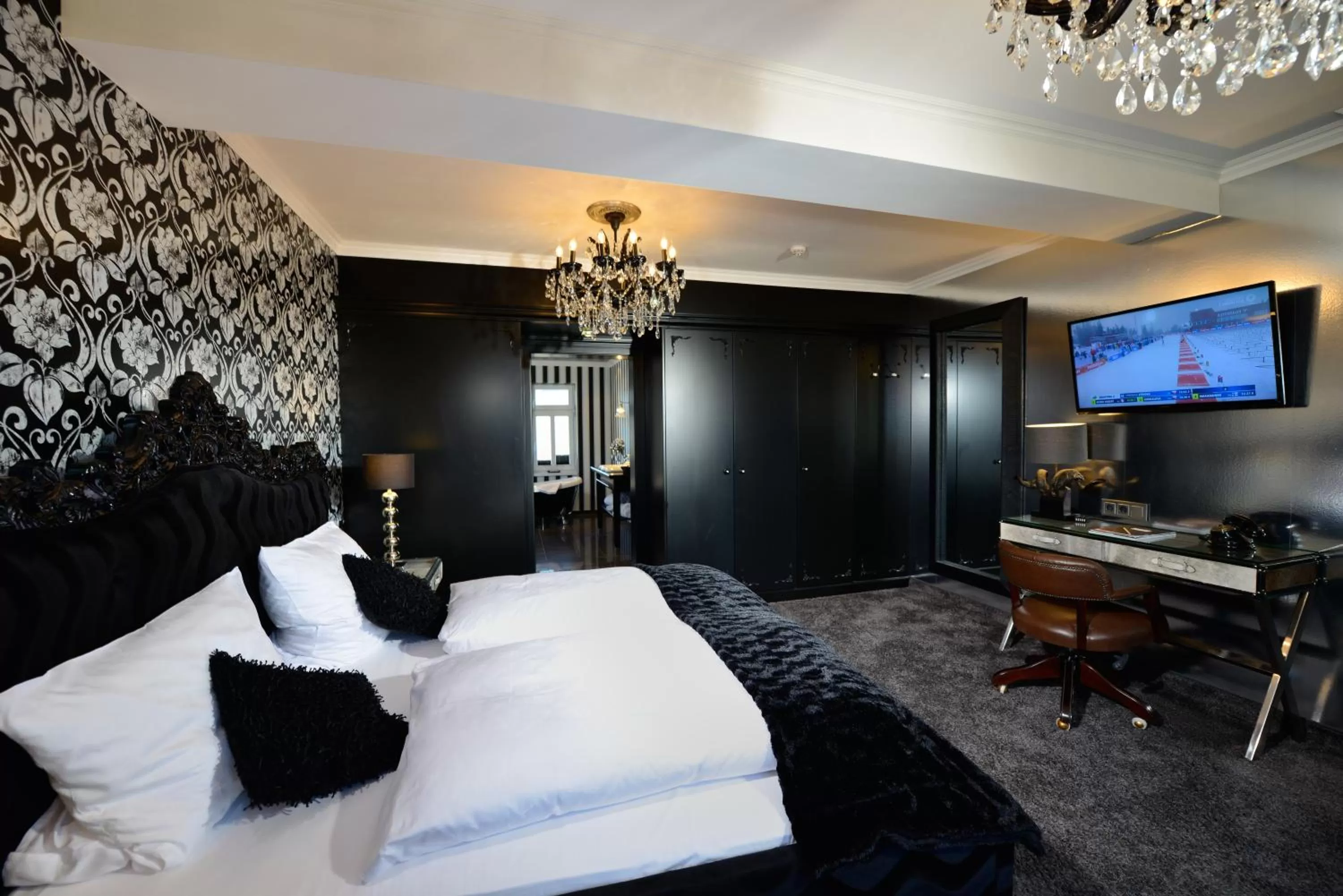 Bedroom, Bed in Hotel Alte Schule