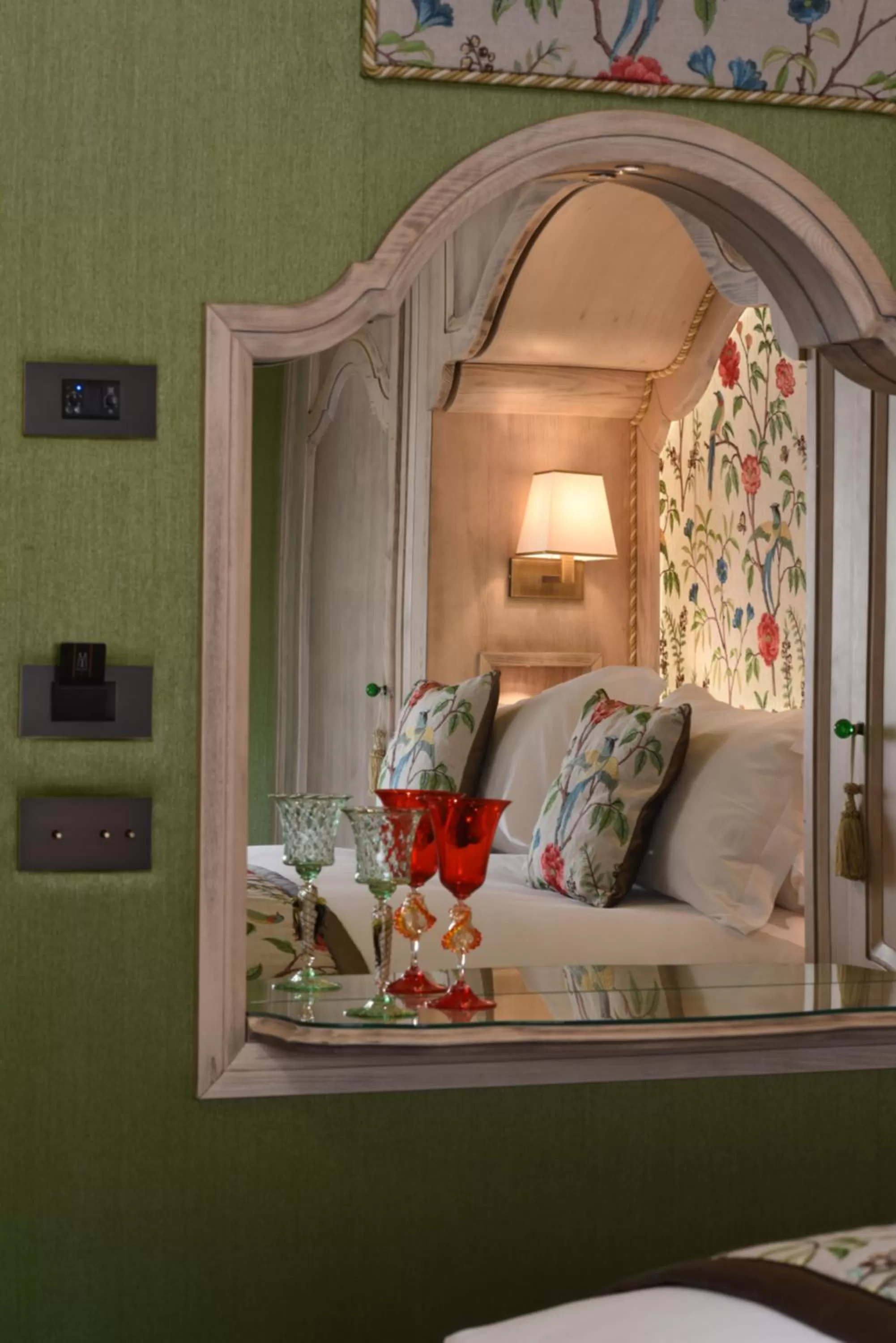 Decorative detail, Bed in Papadopoli Hotel Venezia - MGallery Collection