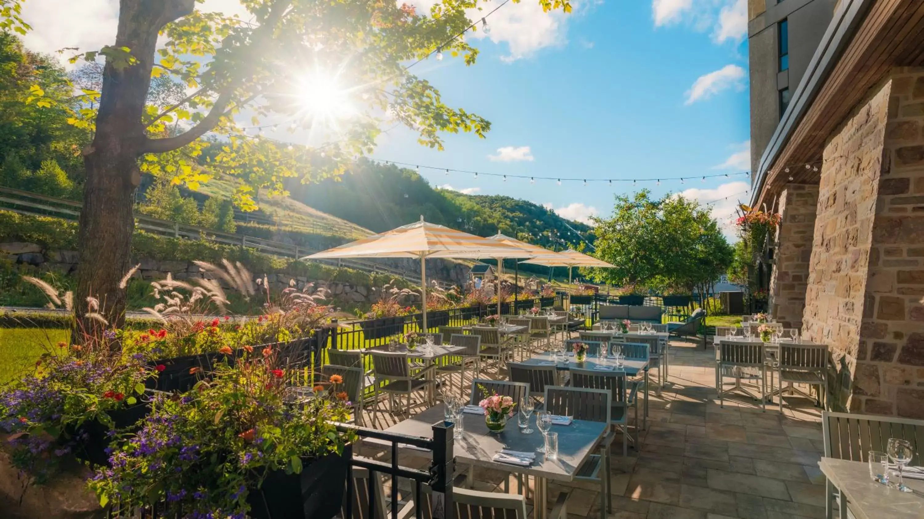 Patio in Fairmont Tremblant