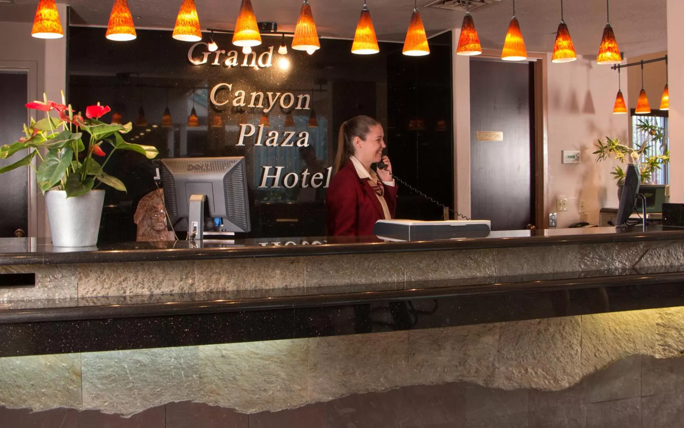 Staff in Grand Canyon Plaza Hotel