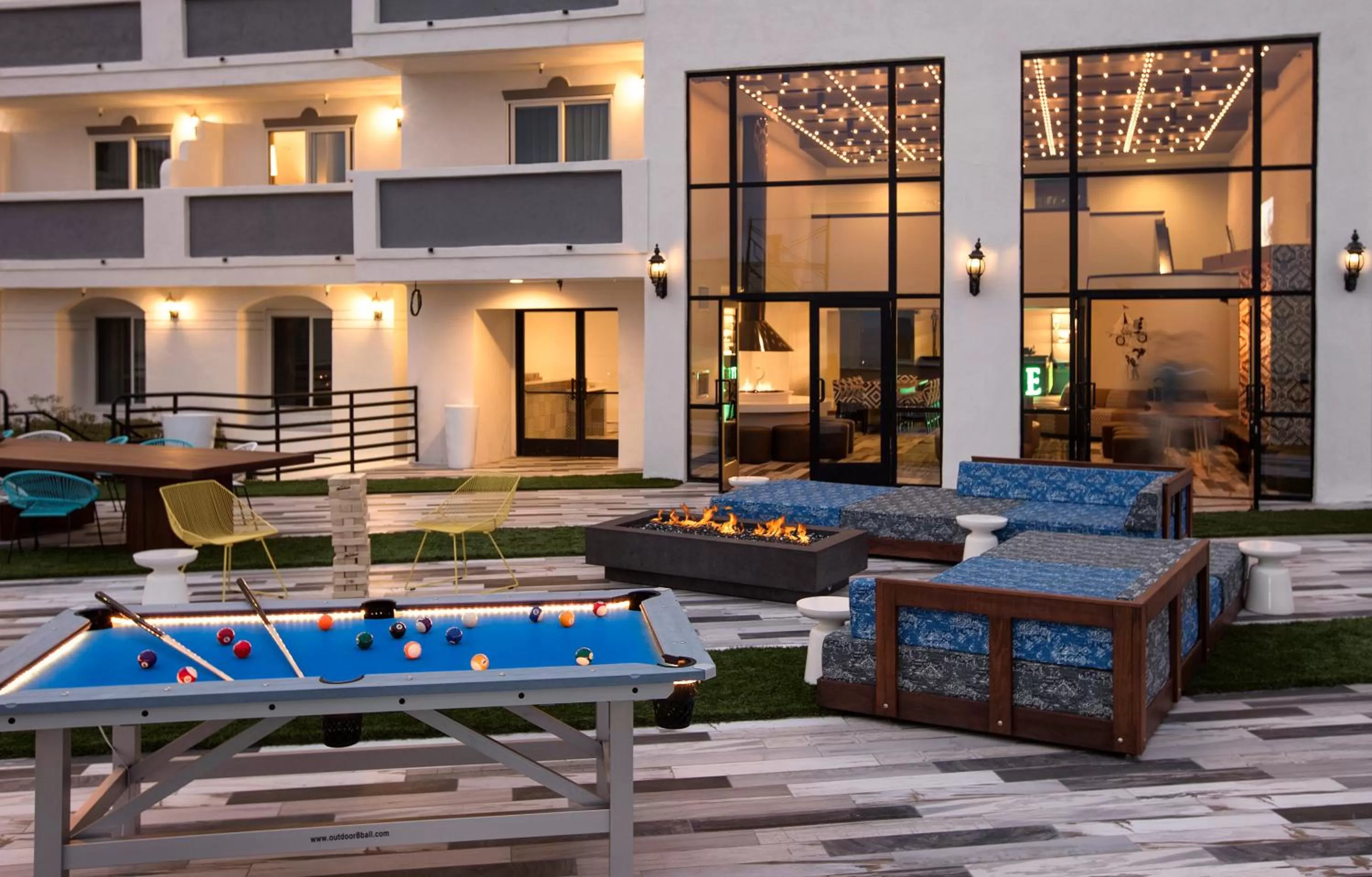 Communal lounge/ TV room in Hotel Hermosa