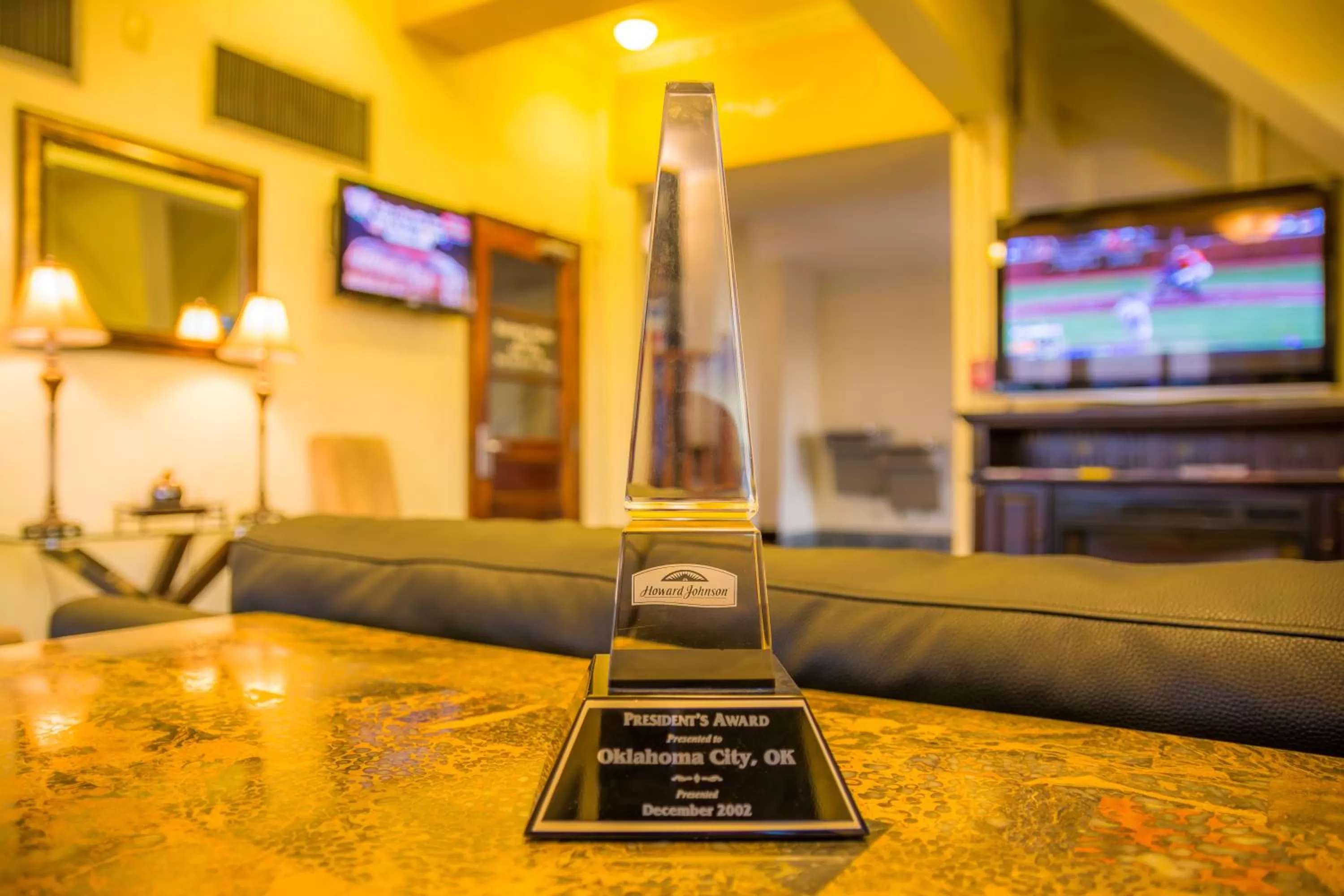 Decorative detail in Howard Johnson by Wyndham Oklahoma City OKC Airport, Fairgrounds, I40