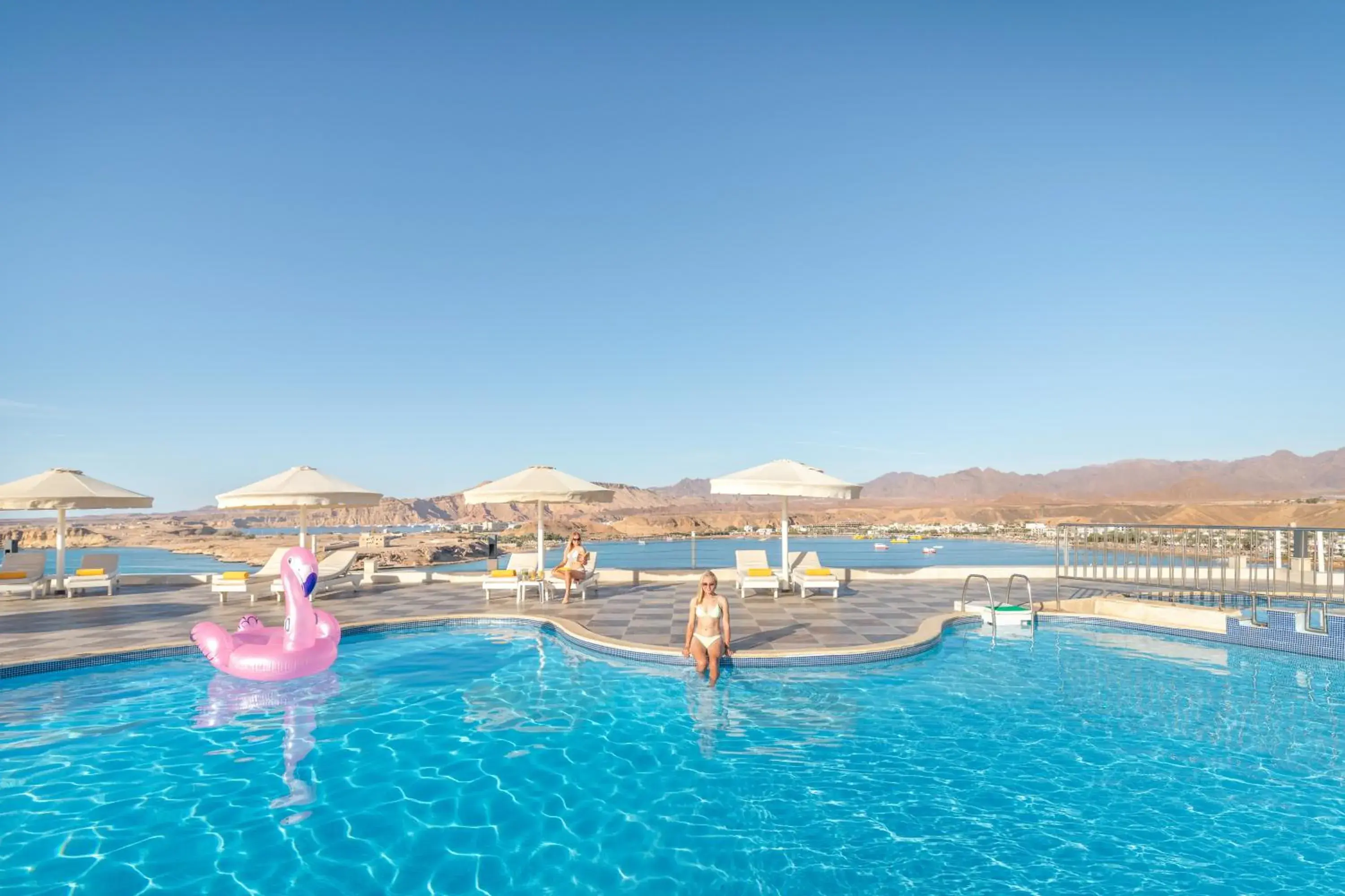 Swimming pool in Albatros Sharm Resort - By Pickalbatros Swimming pool in Albatros Sharm Resort - By Pickalbatros