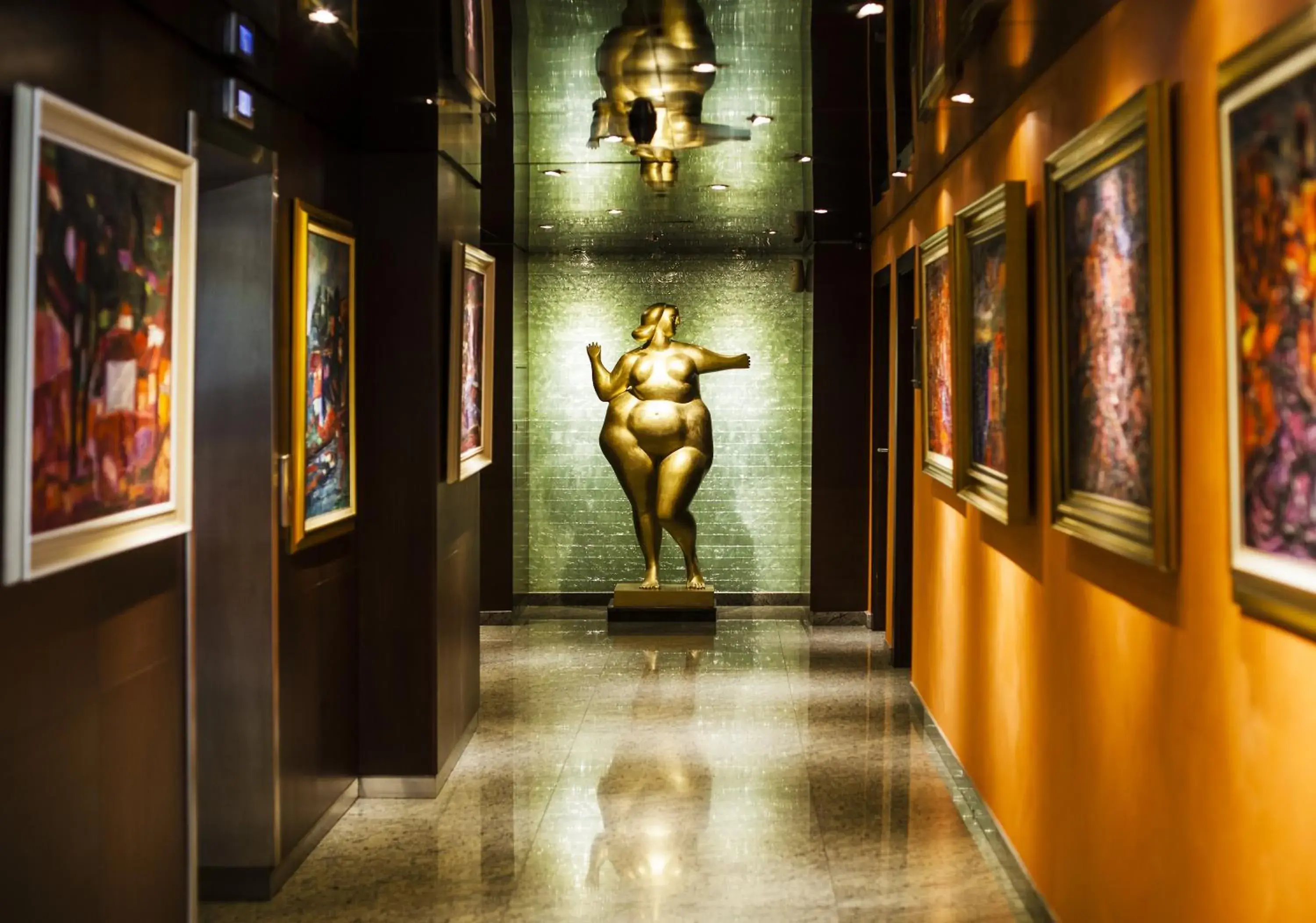 Lobby or reception in Hotel Anel Lobby or reception in Hotel Anel