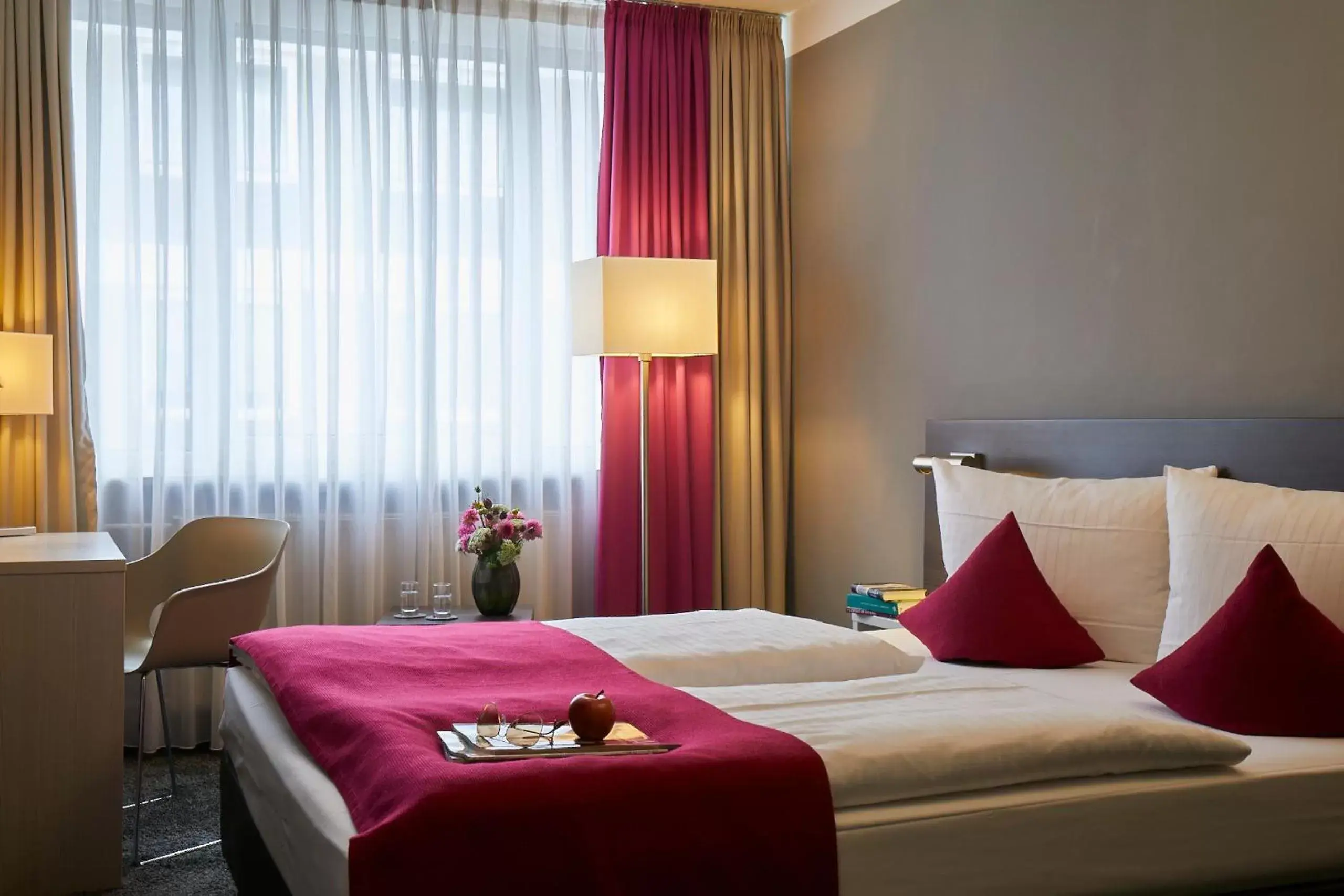 Bed in Hotel Mirabell by Maier Privathotels