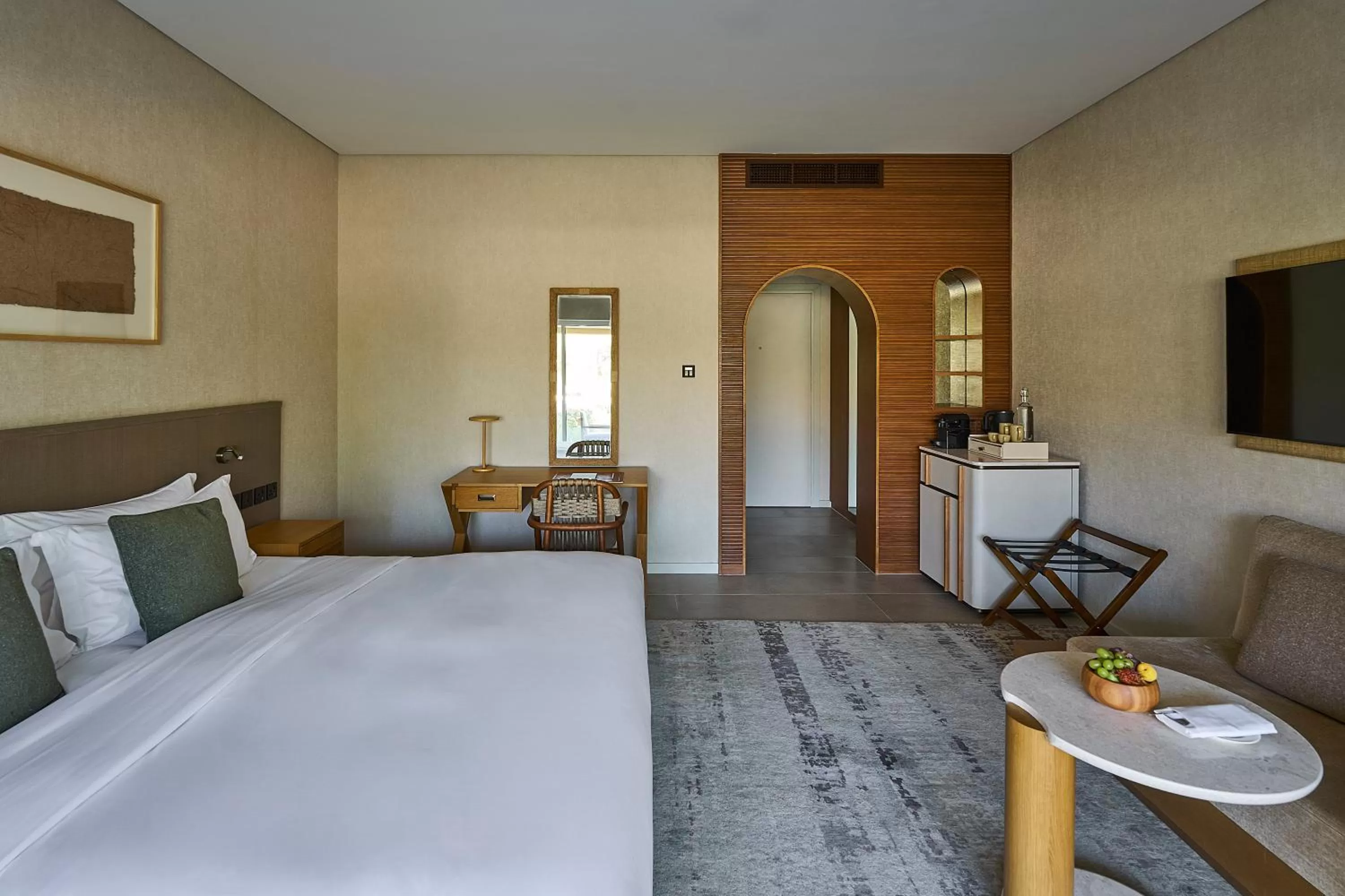 Bed in ERTH Abu Dhabi Hotel