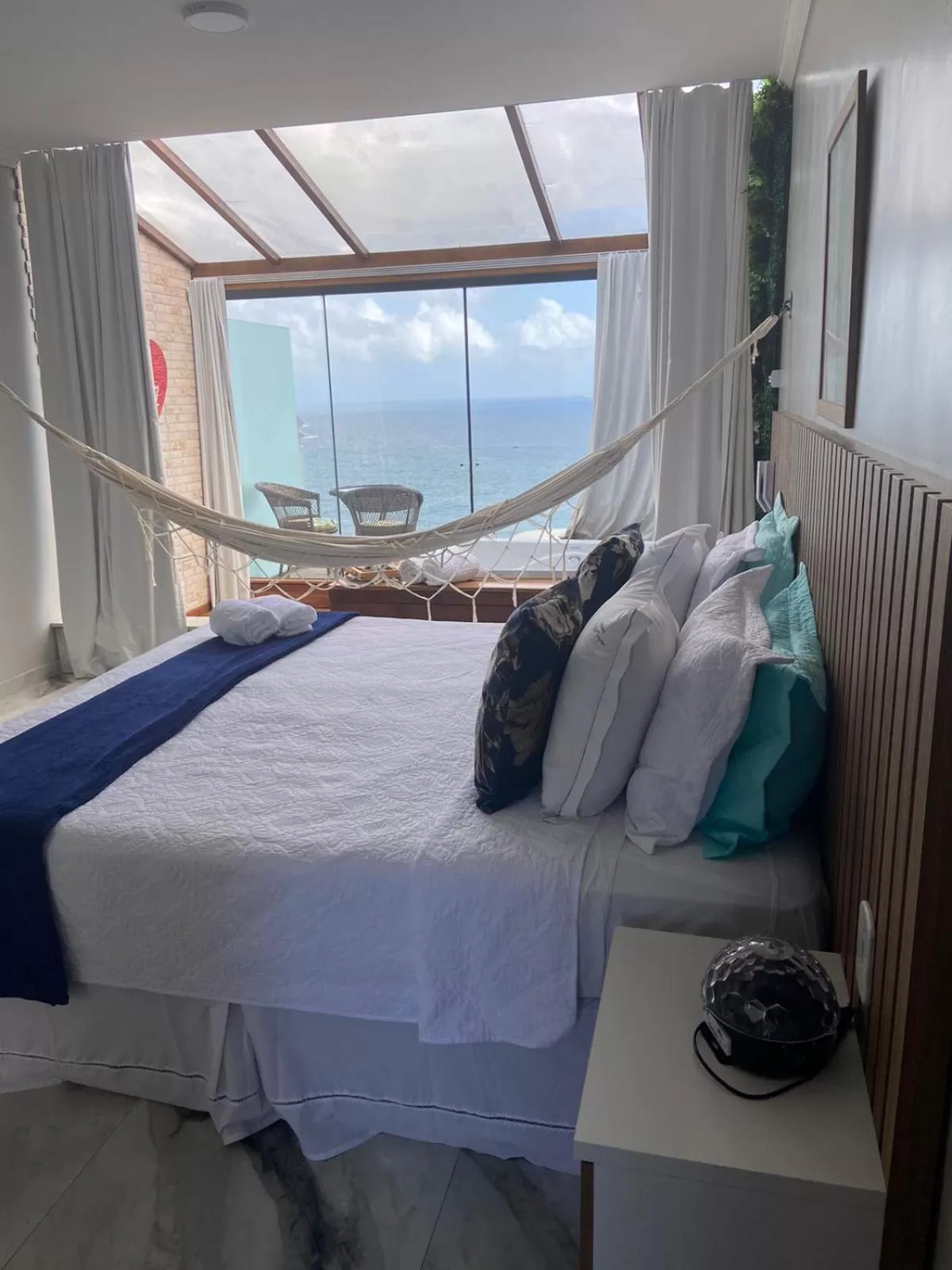 Bed in Pousada e Restaurante Vista Turquesa