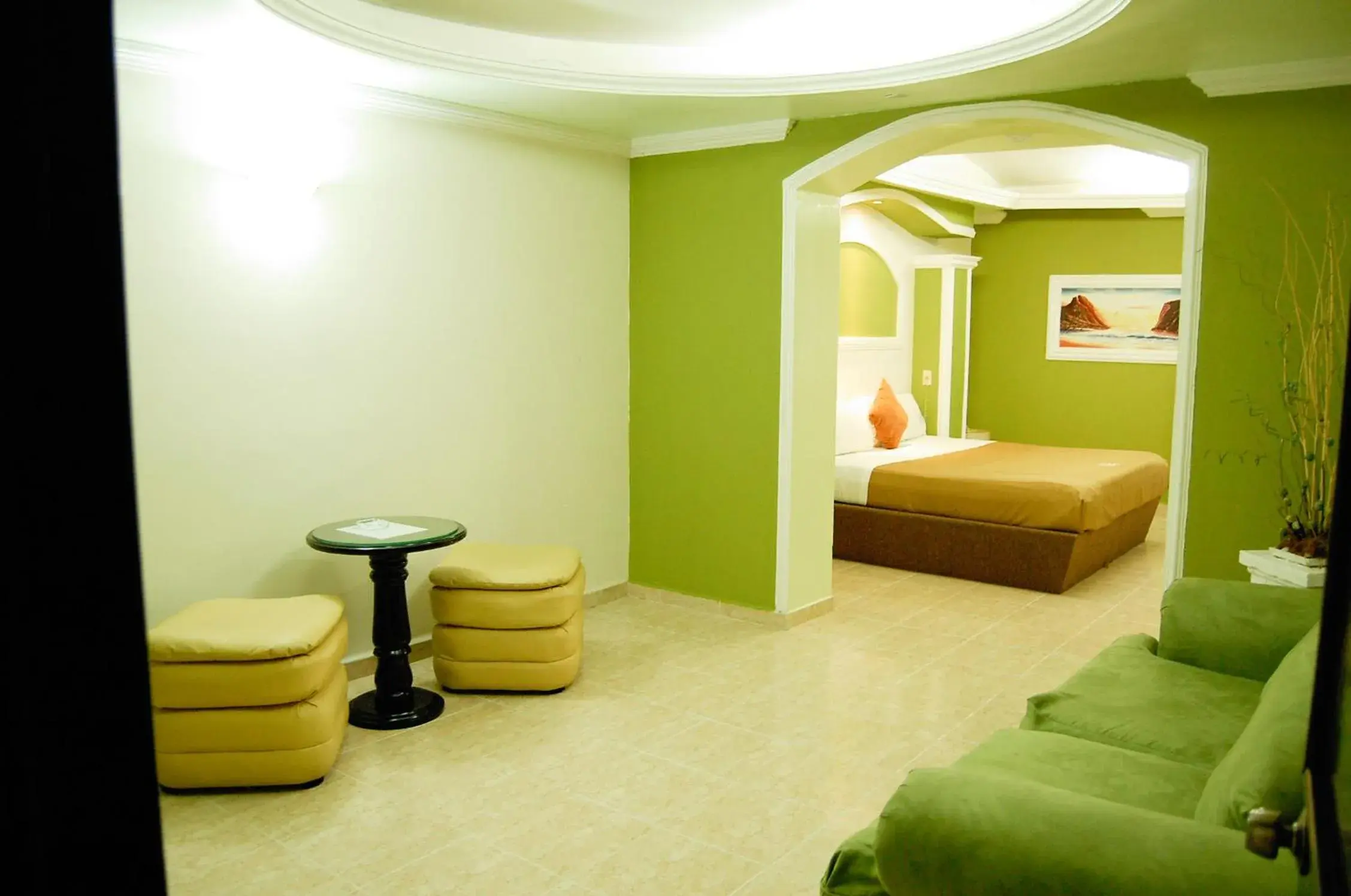 Living room, Bathroom in Hotel Porto Novo