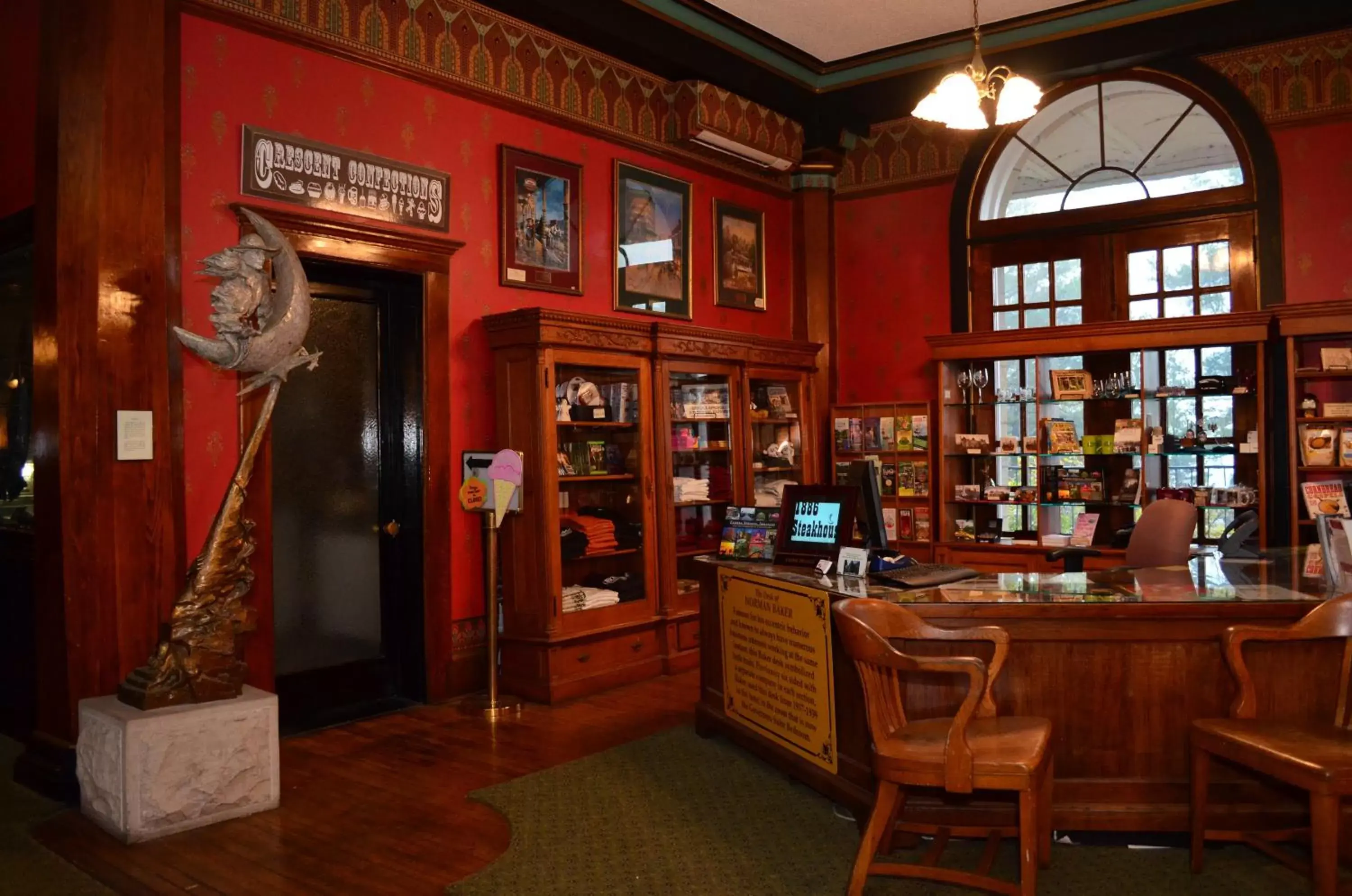 Lobby or reception in 1886 Crescent Hotel and Spa