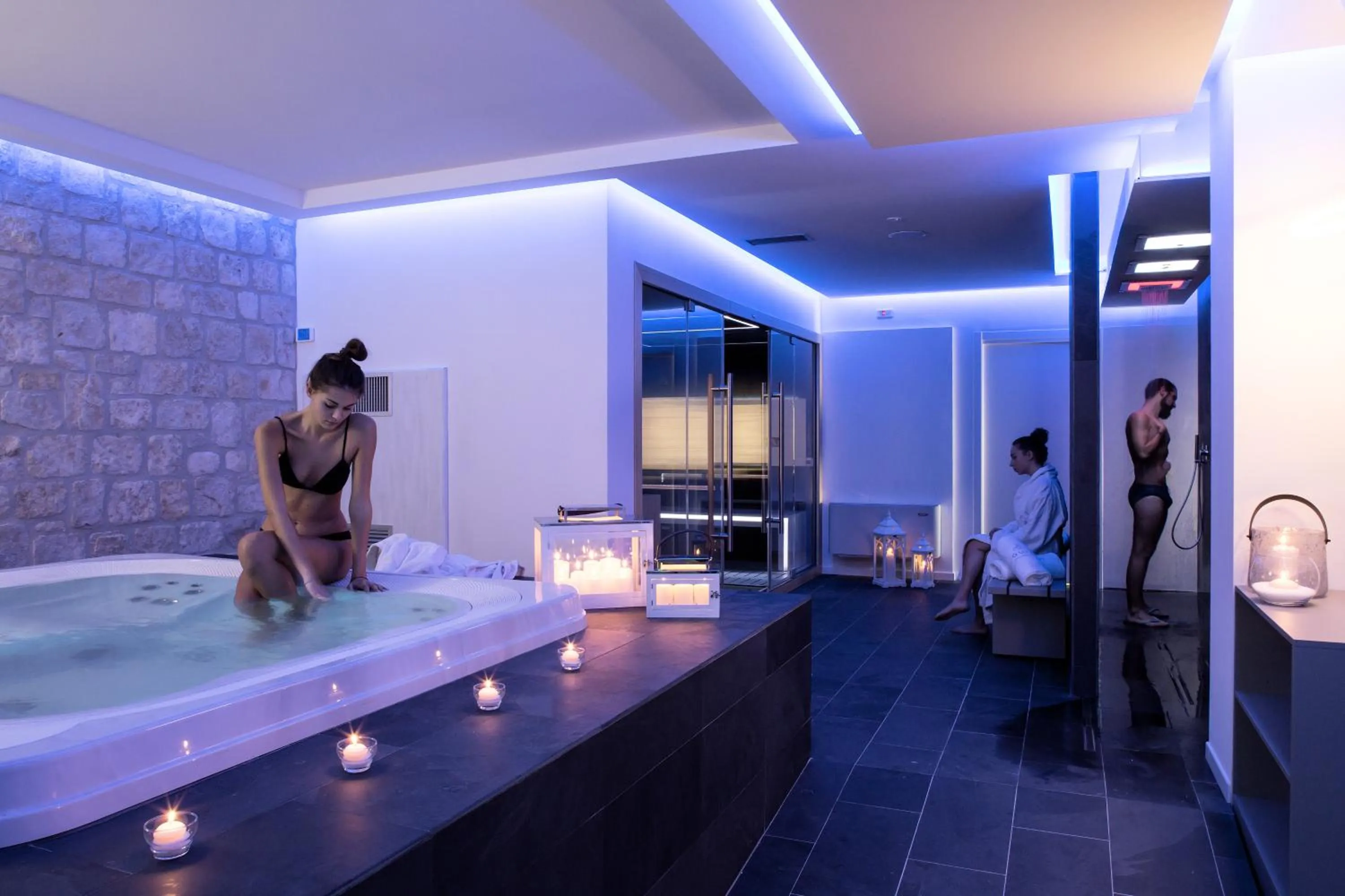 Hot Tub in Relais Madonna di Campagna