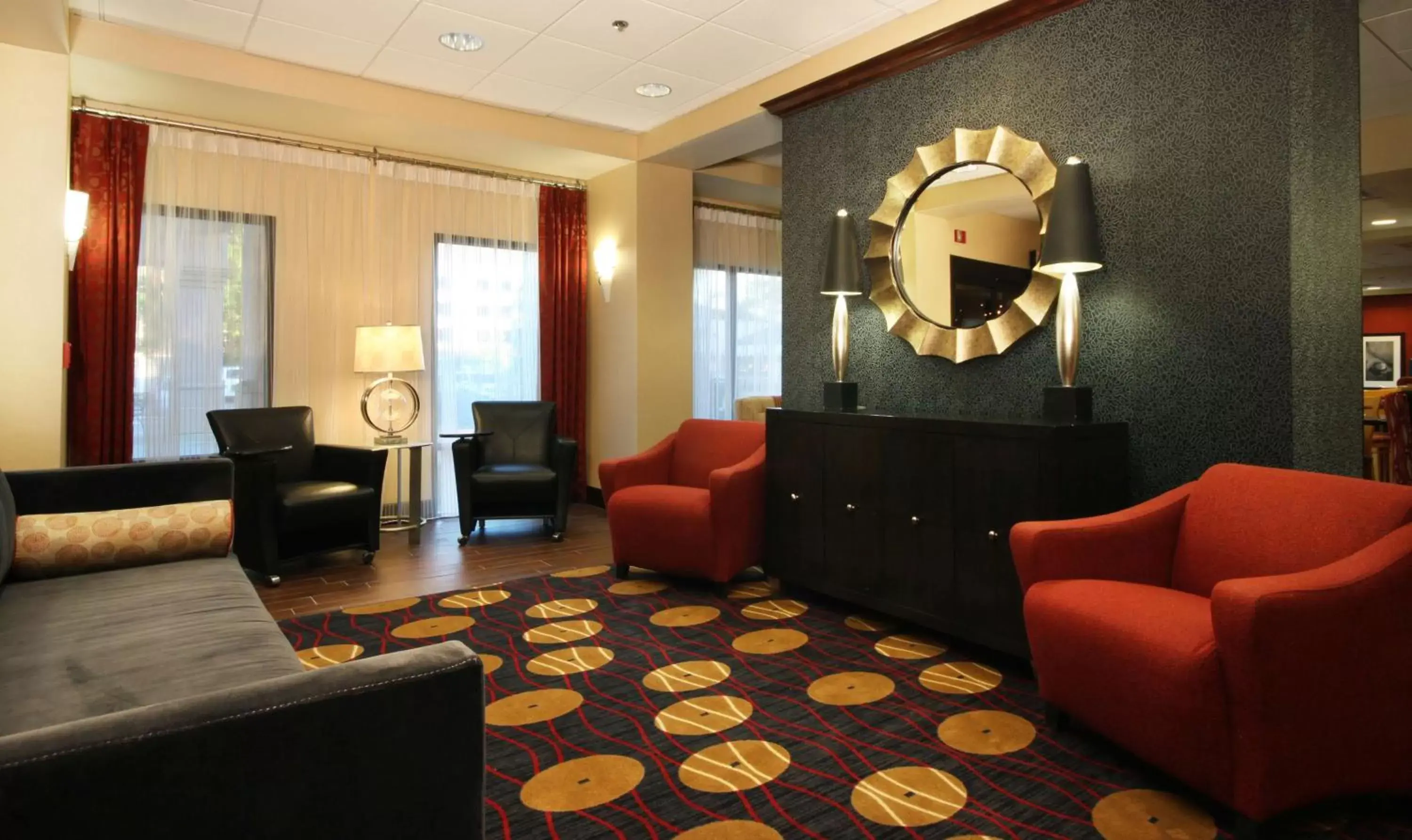 Lobby or reception in Hampton Inn Champaign/Urbana Lobby or reception in Hampton Inn Champaign/Urbana