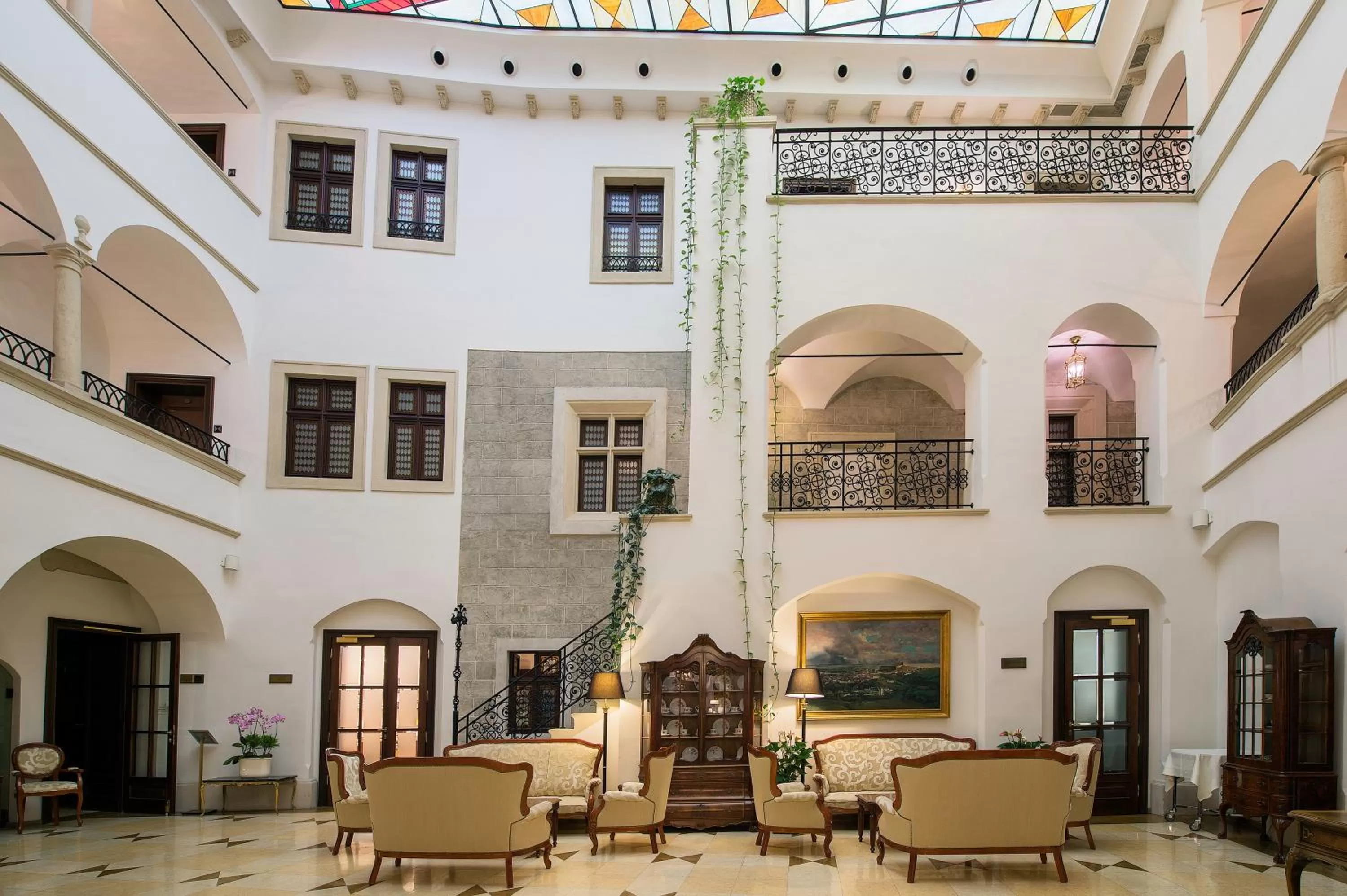 Lobby or reception in Arcadia Boutique Hotel