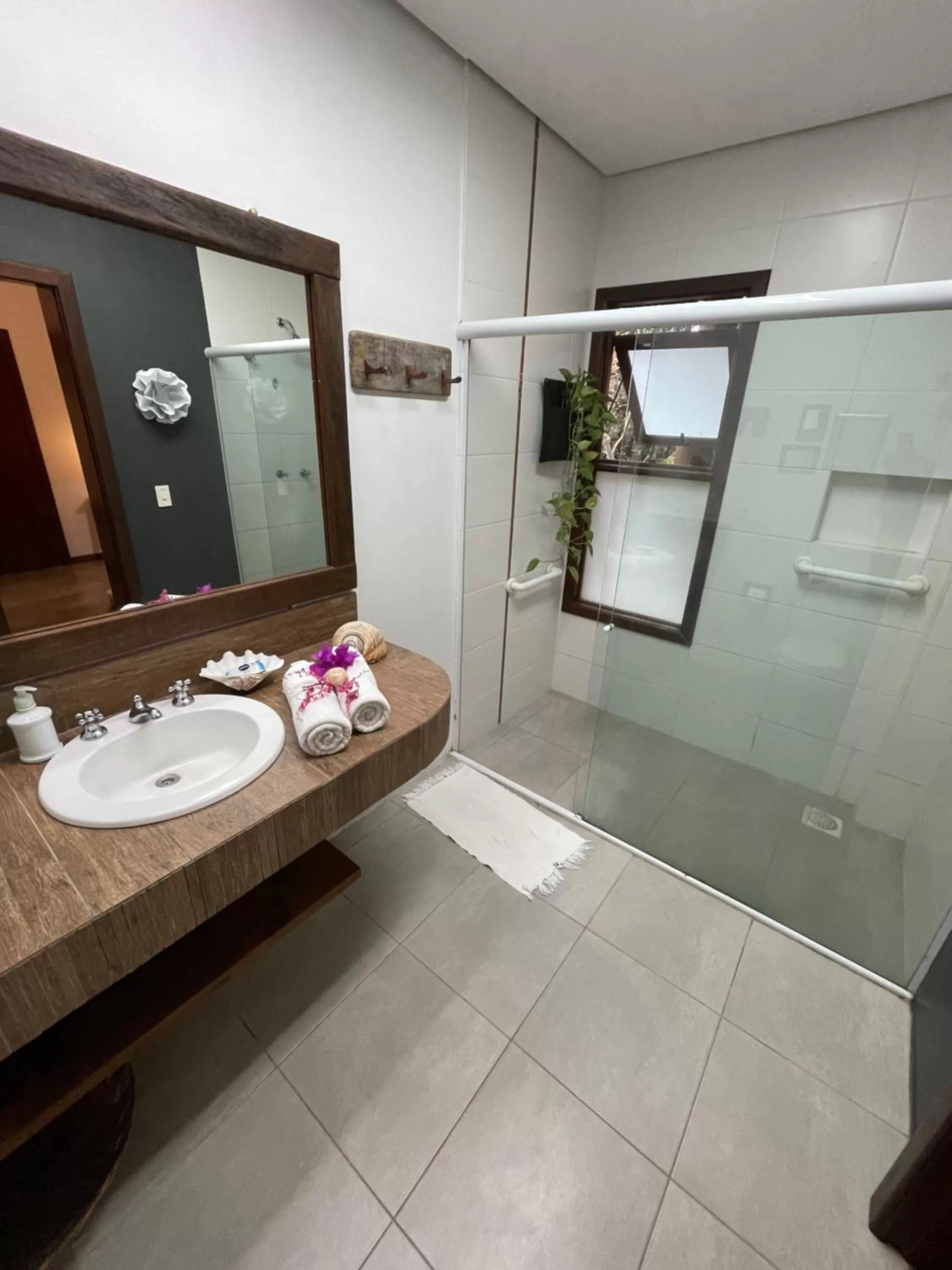 Bathroom in Pousada Santarina