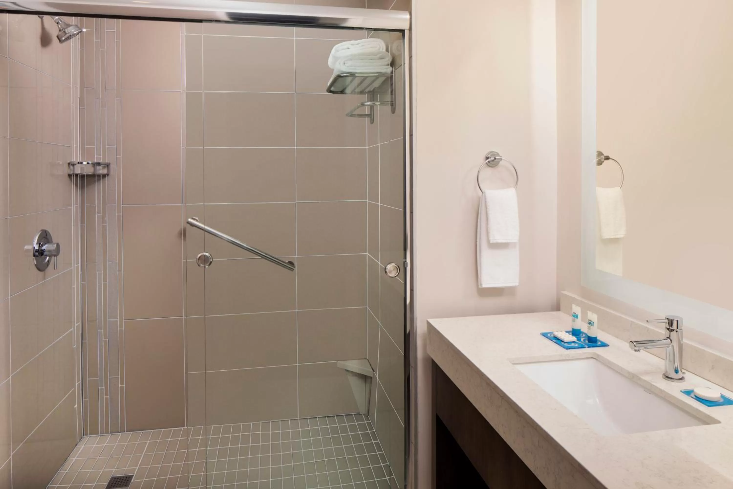 Bathroom in Hyatt House Augusta Downtown