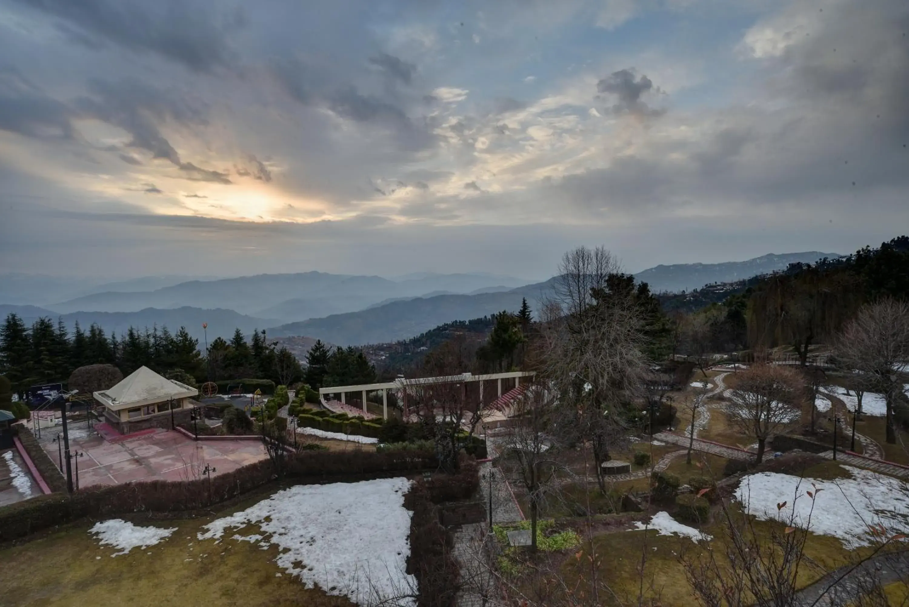 Natural landscape, Winter in Pearl Continental Hotel, Bhurban