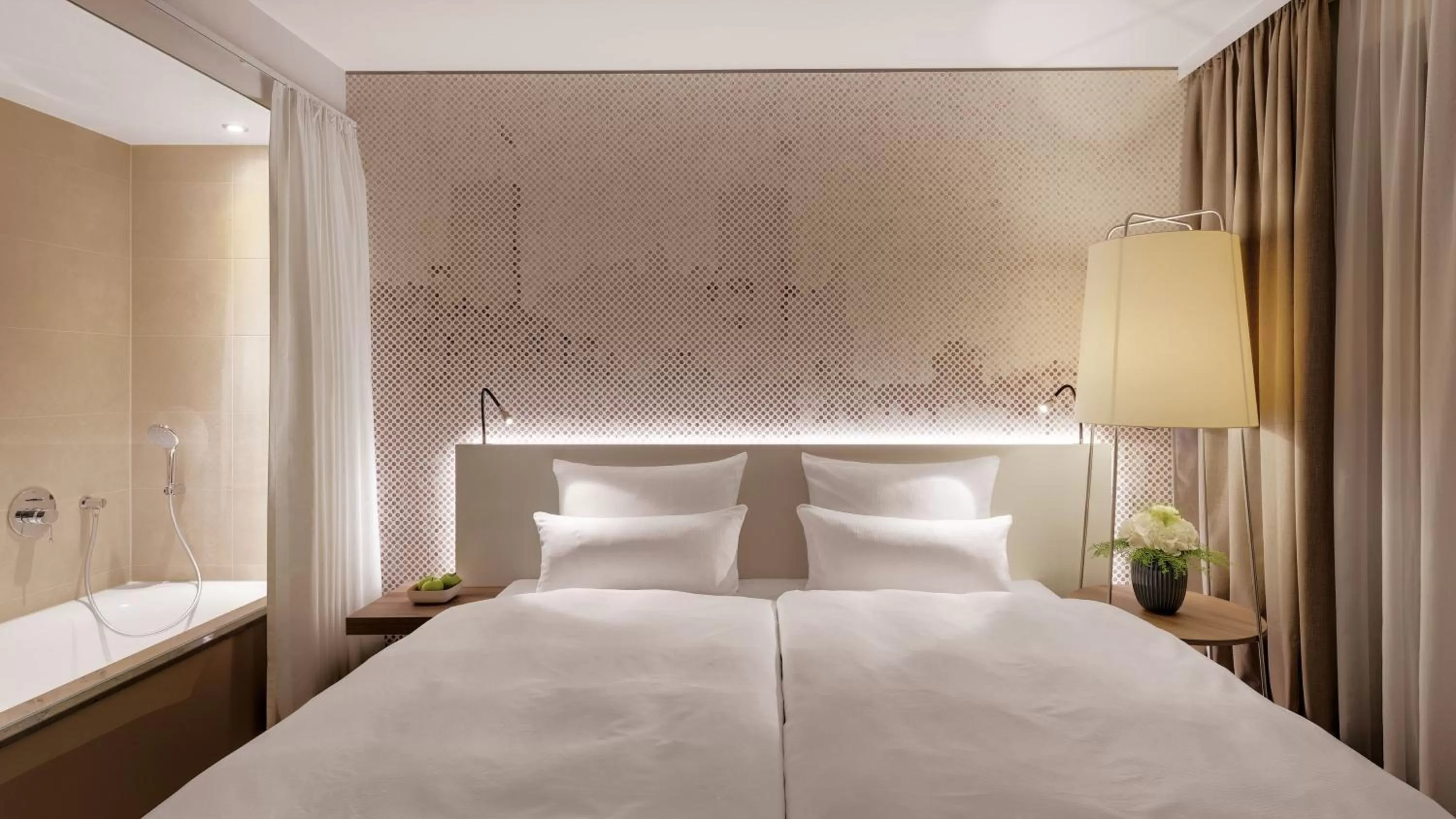 Photo of the whole room, Bed in Hotel Stadt Lörrach