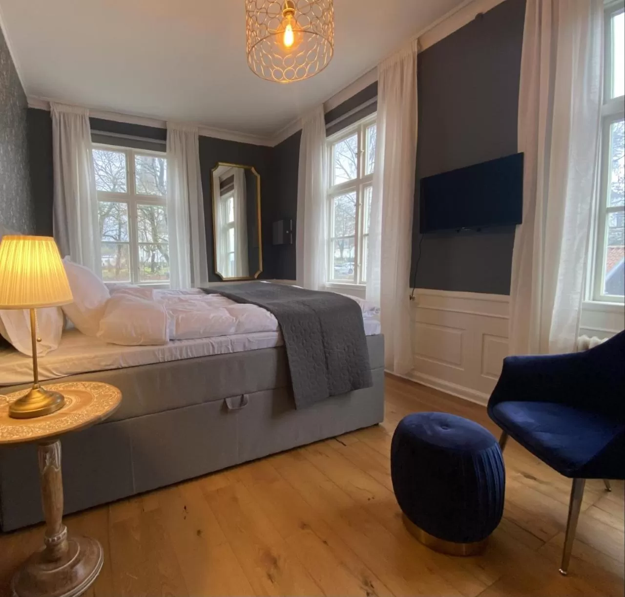 Bed in Kinna Bed & Breakfast