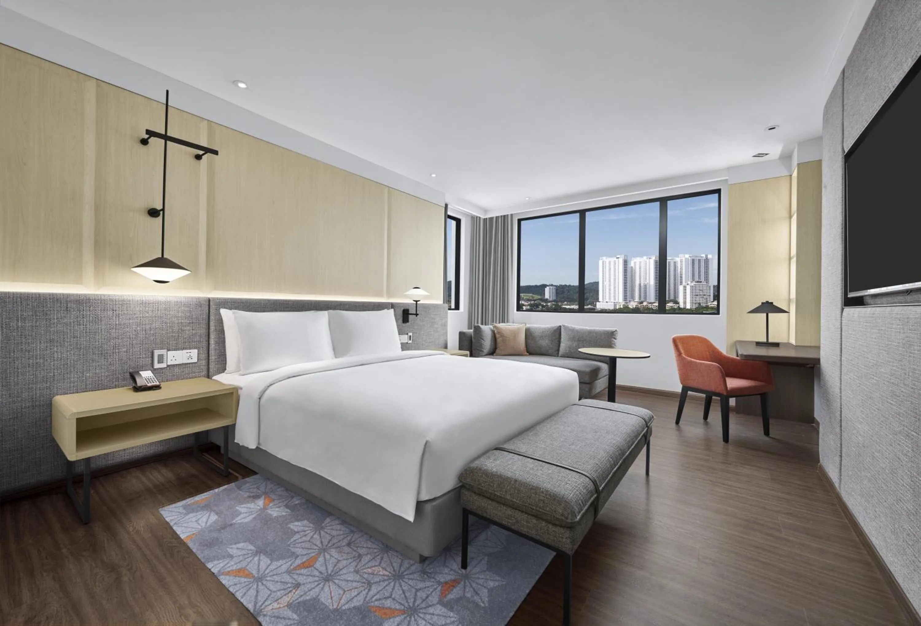 Bed in Hyatt Place Kuala Lumpur Bukit Jalil