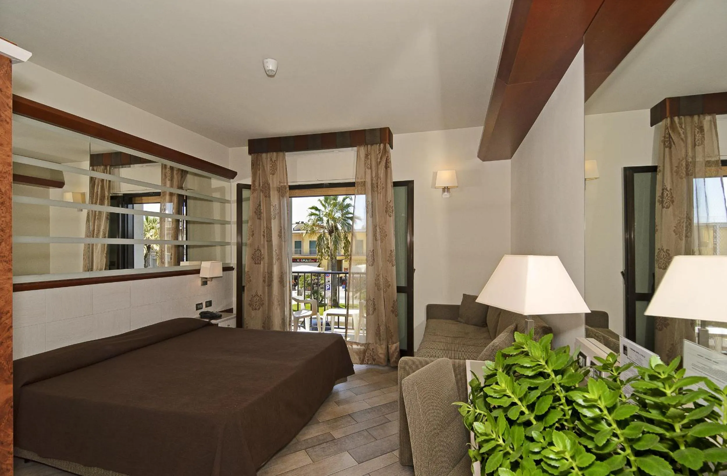 Decorative detail, Bed in Hotel Eden