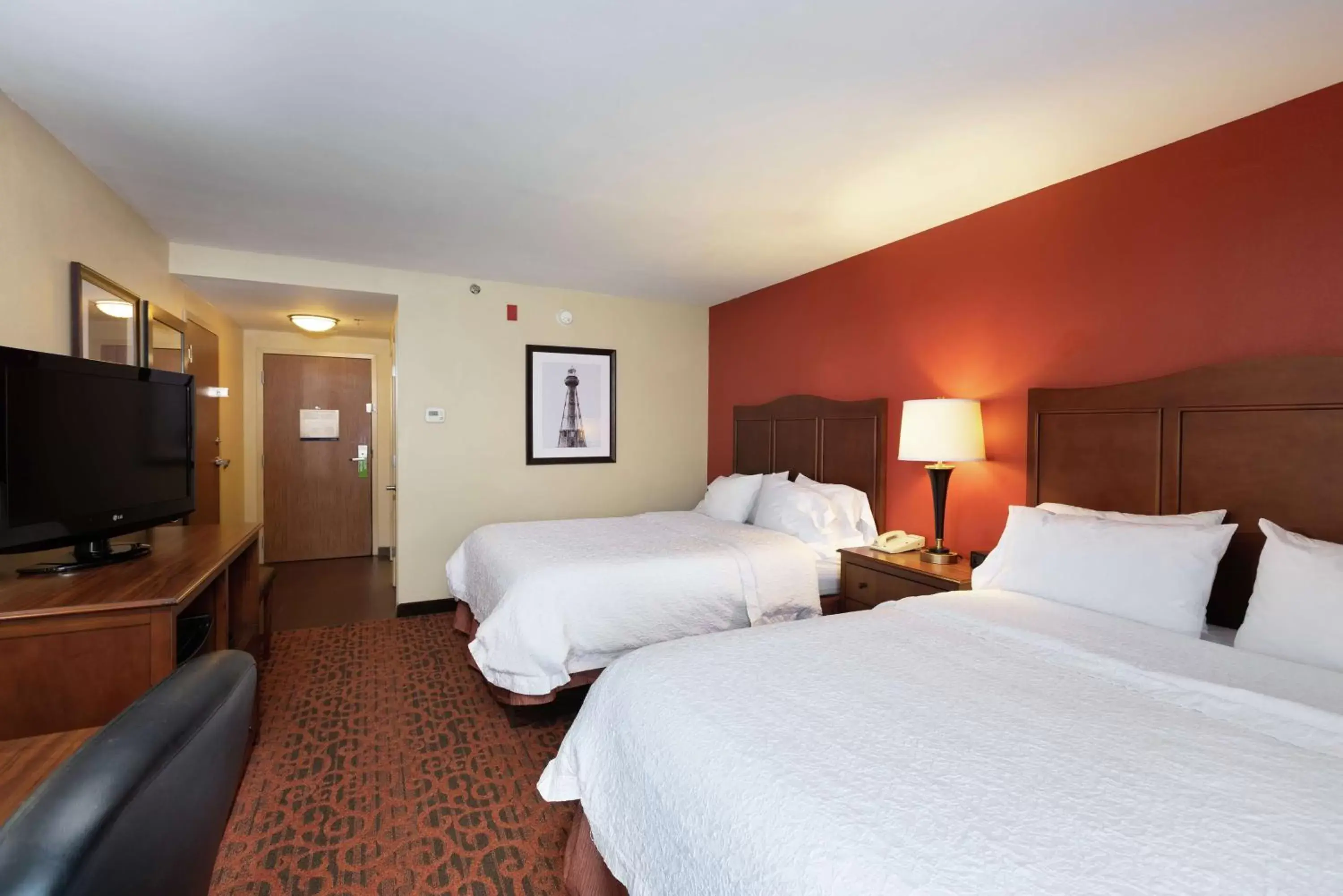 Bedroom, Bed in Hampton Inn Houma