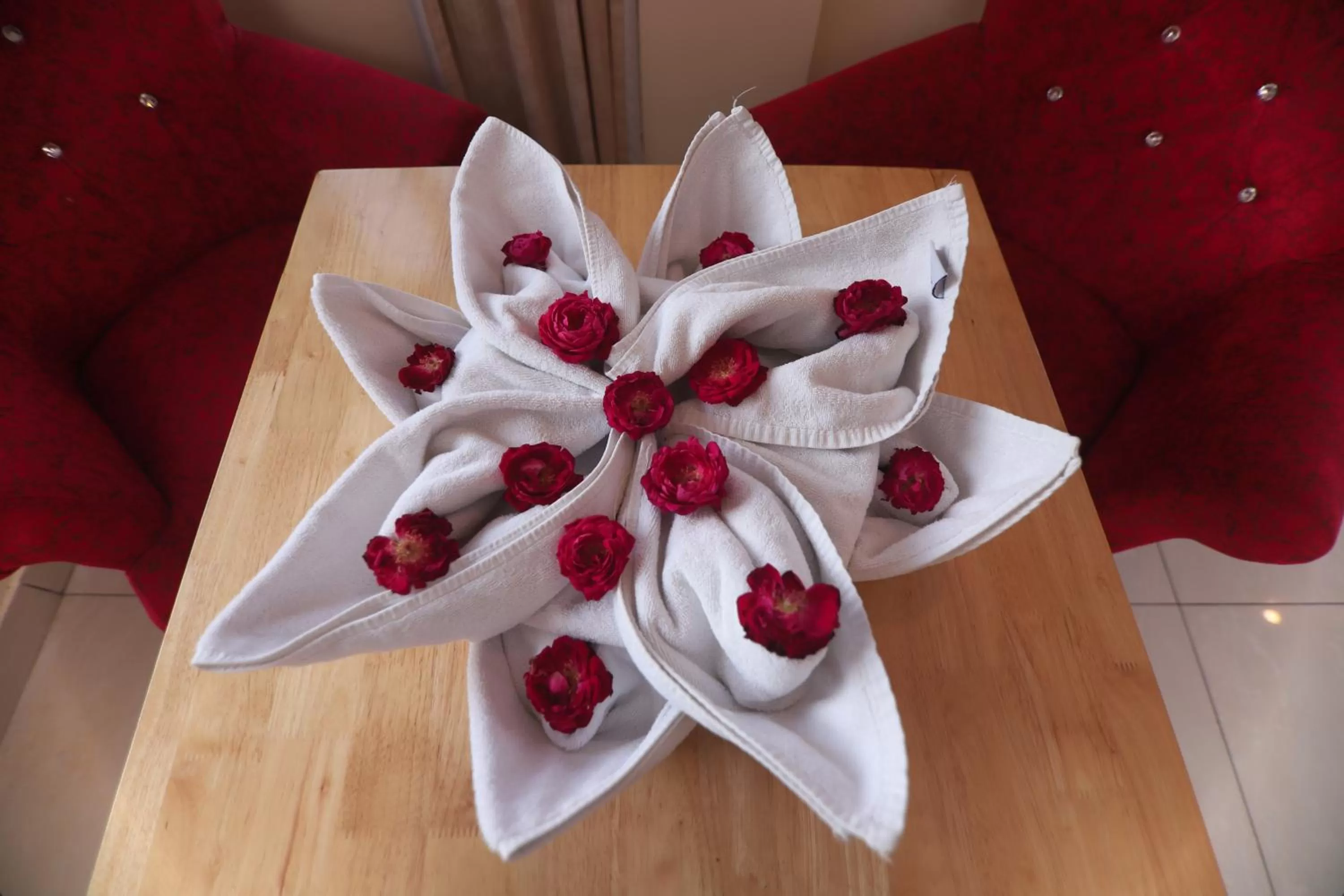 Seating area in Indira Nikunj Rubystone Exotic