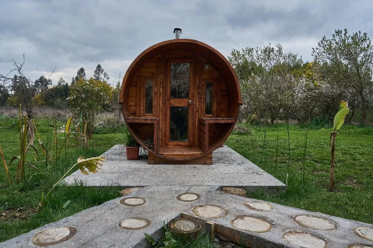 Sauna in La Casa de Adobe Natural y Más