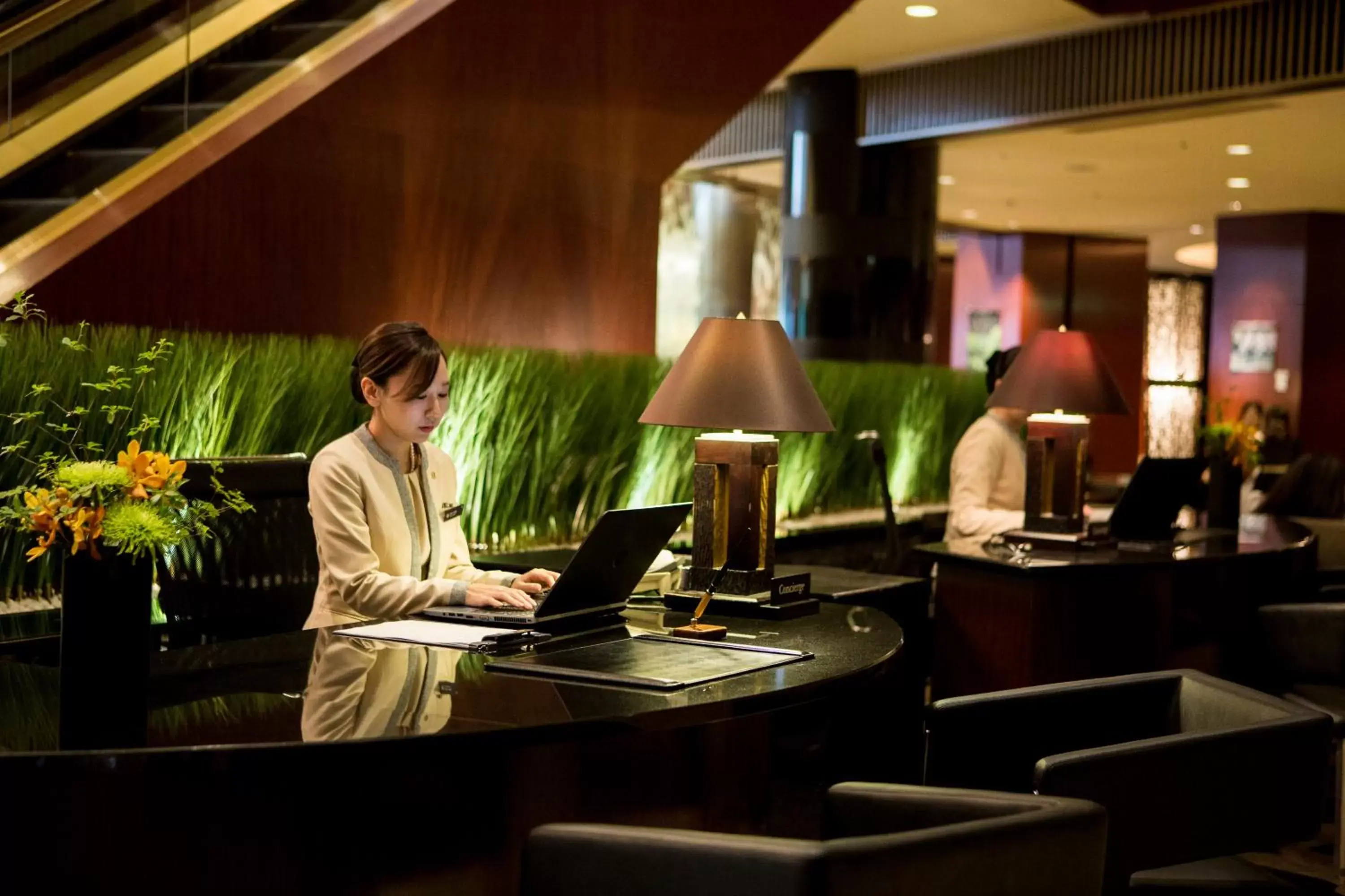 Lobby or reception in ANA InterContinental Tokyo, an IHG Hotel