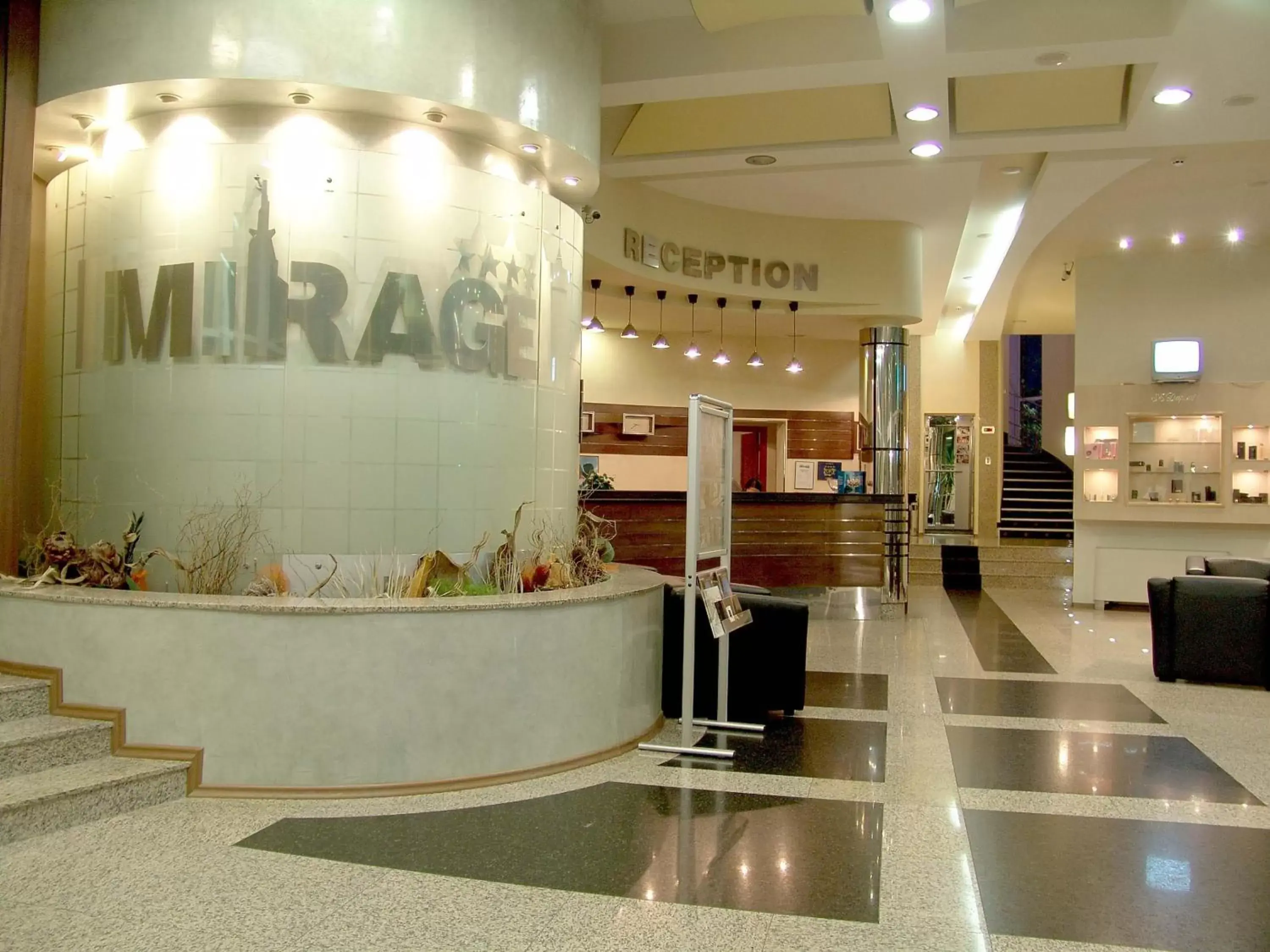 Lobby or reception in Mirage Hotel