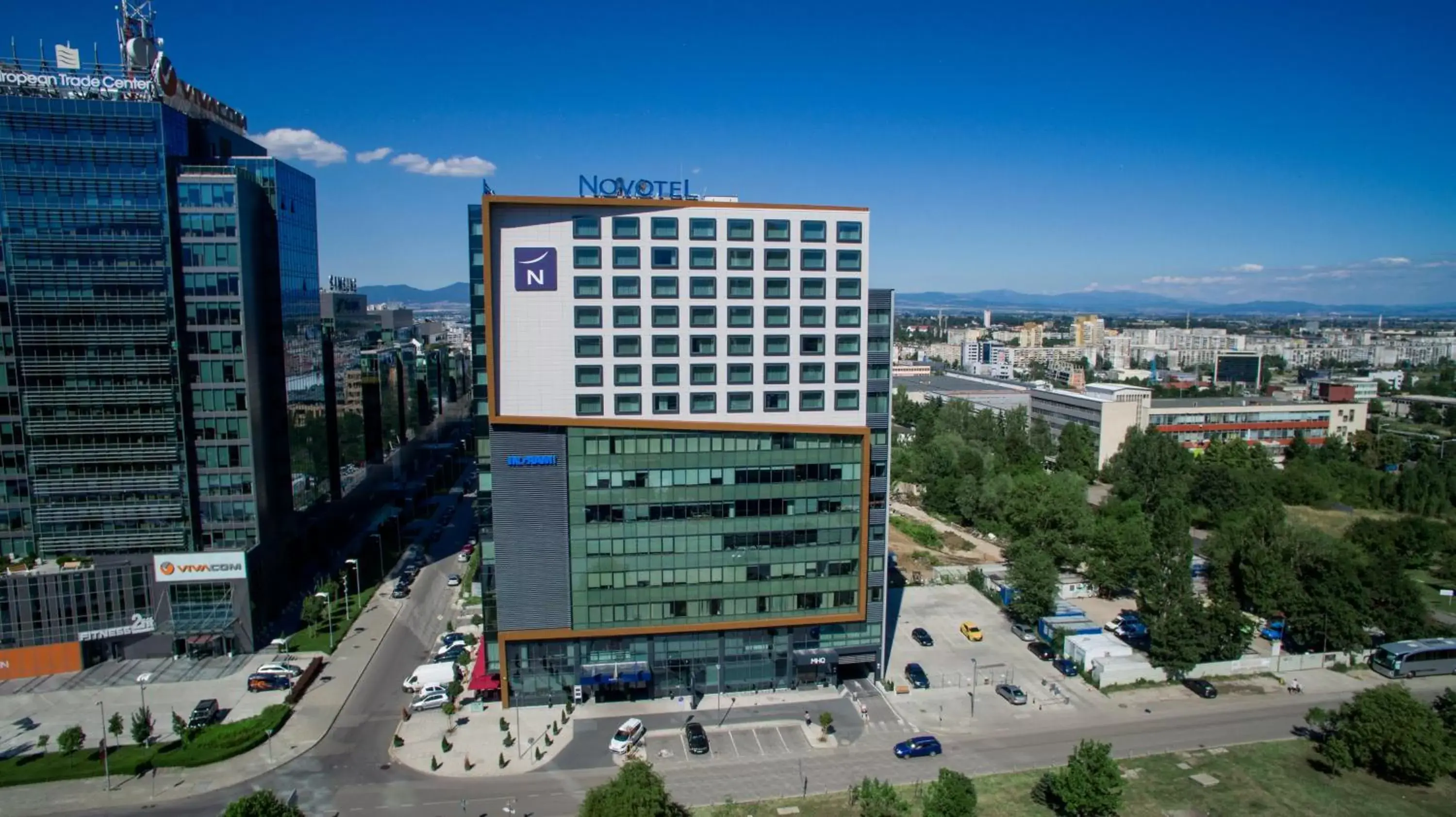 On site, Bird's-eye View in Novotel Sofia