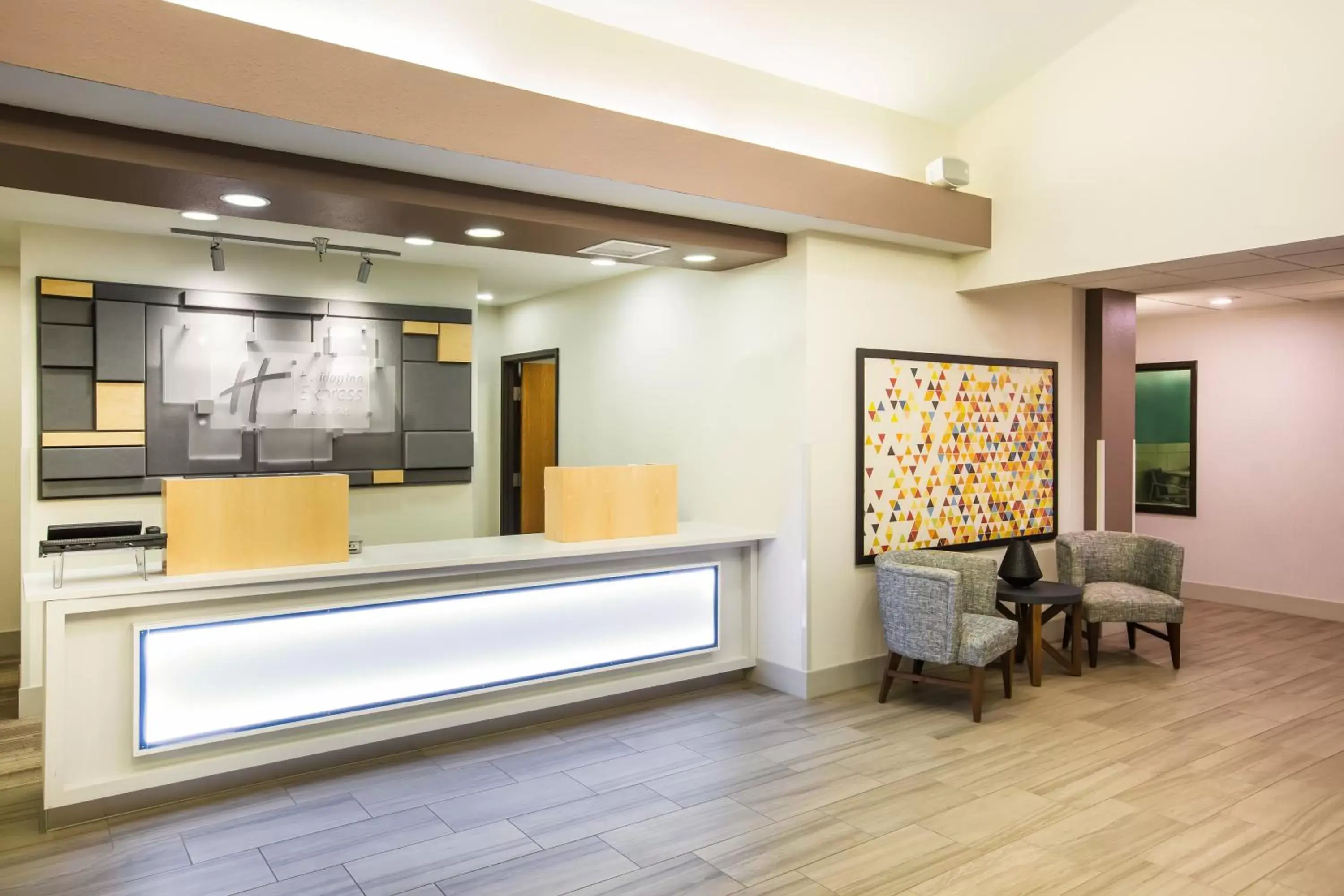 Lobby or reception, Lobby/Reception in Holiday Inn Express Hotel & Suites Bellevue-Omaha Area, an IHG Hotel